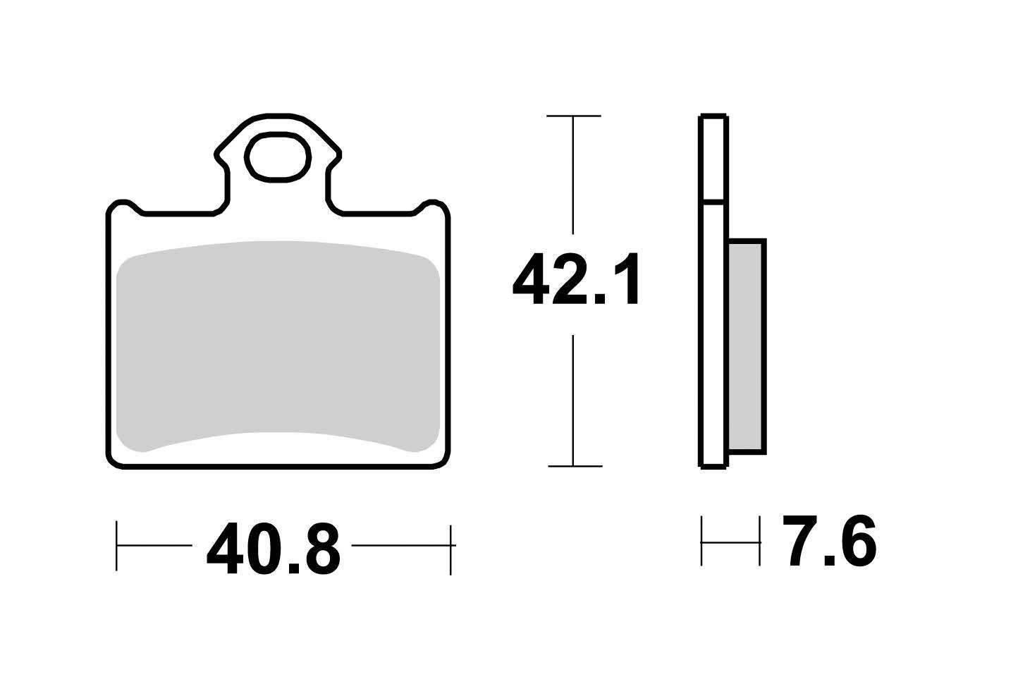 Klocki hamulcowe braking sintered 949cm44 offroad - zdjęcie 2