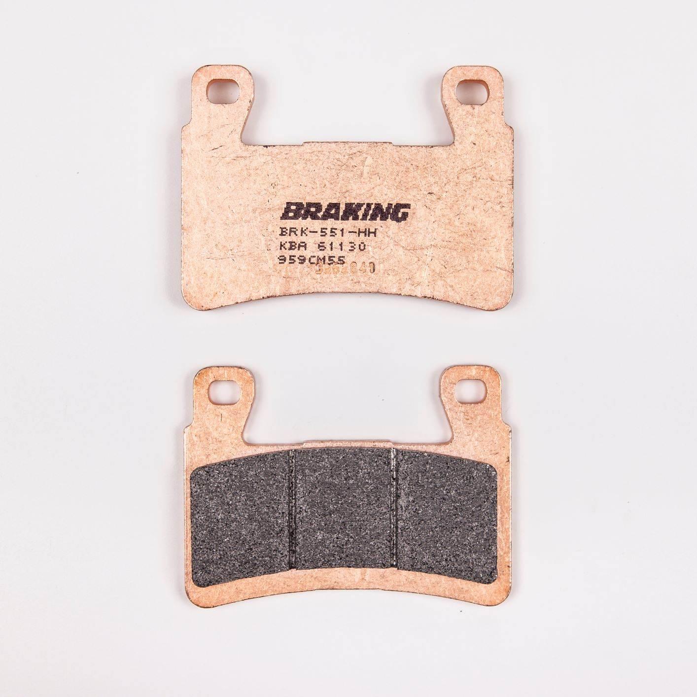 Klocki hamulcowe braking sintered 959cm55 przednie
