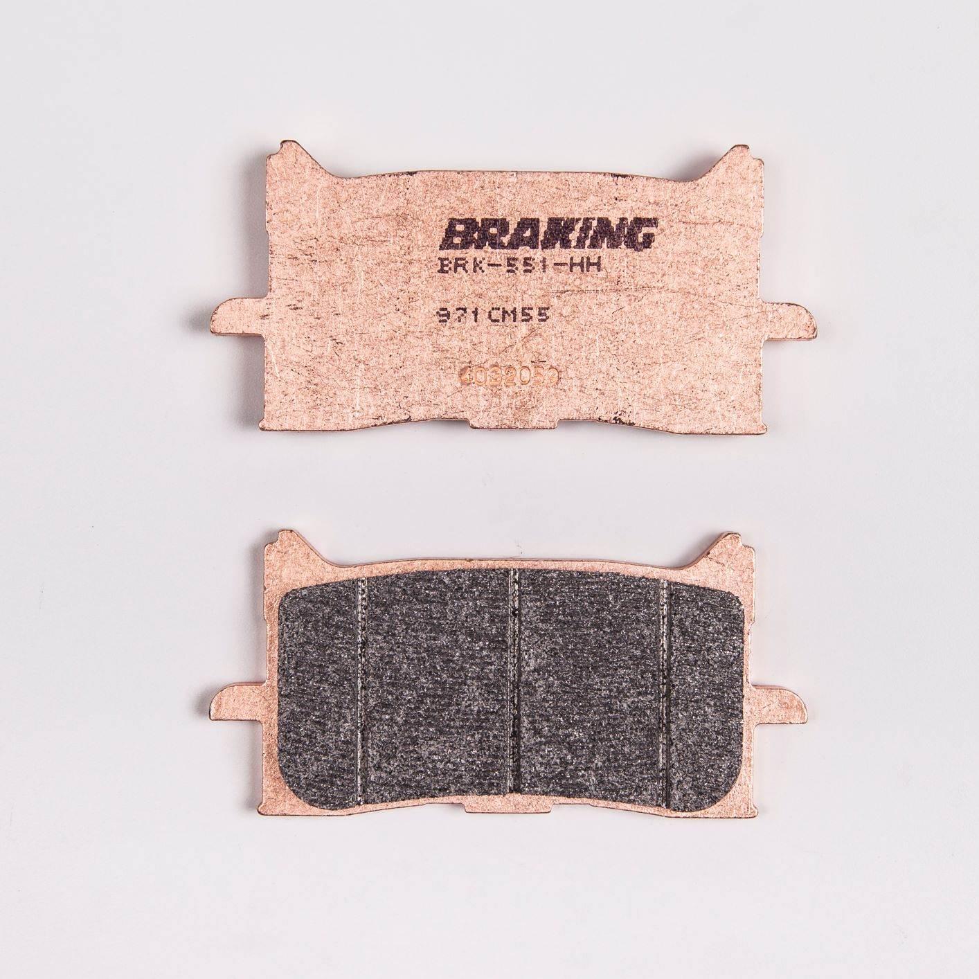 Klocki hamulcowe braking sintered 971cm55 przednie