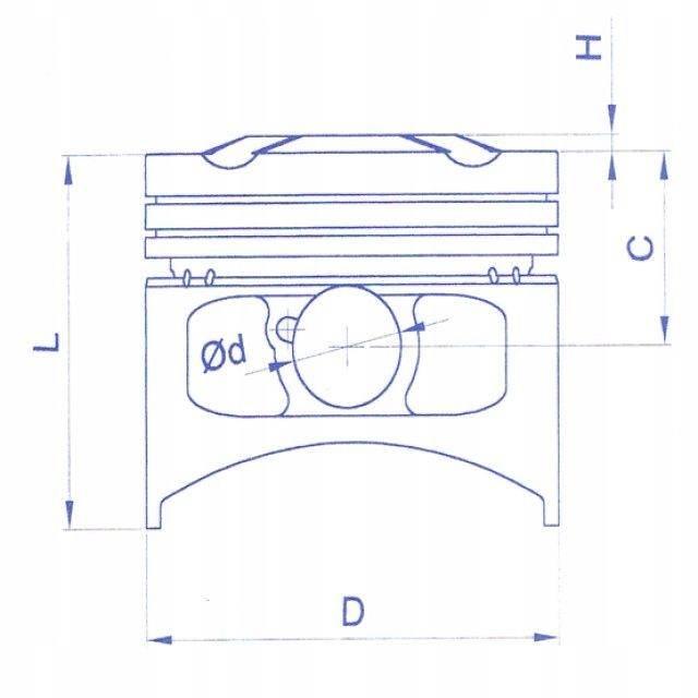 Tłok meteor kymco dink 200 o 63 PC2509100