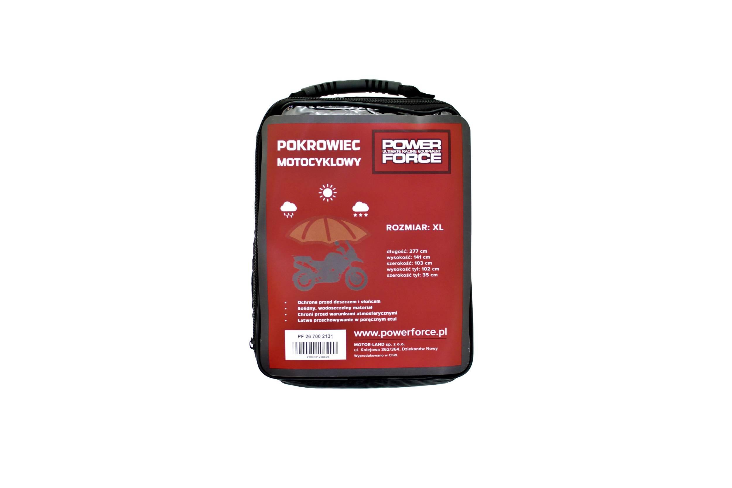 Pokrowiec motocyklowy power force rozmiar xl PF 26 700 2131 - zdjęcie 2