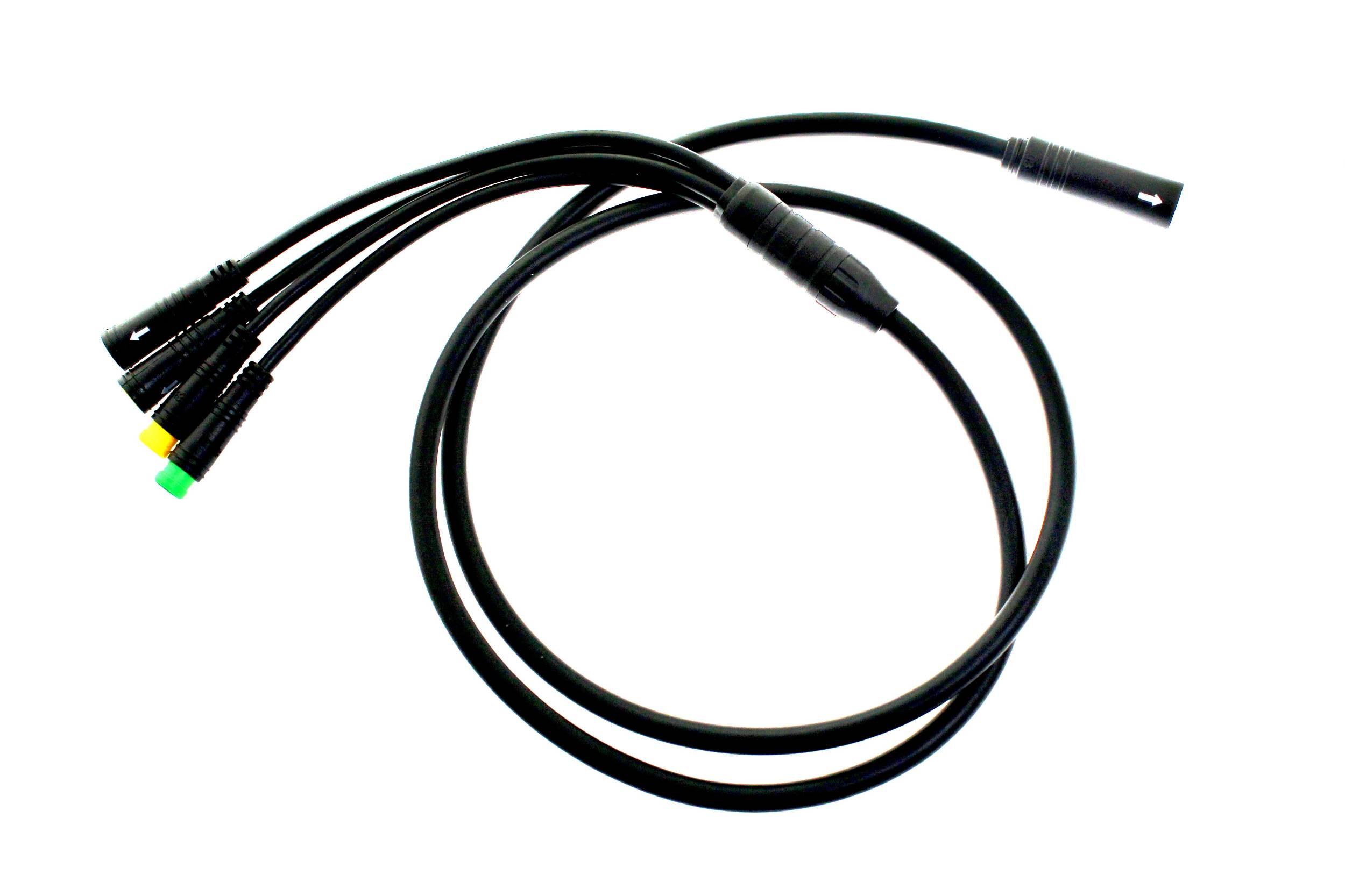 Kabel przewód e-bus bafang 1060mm 4 końcówki wyświetlacz manetka hamulce