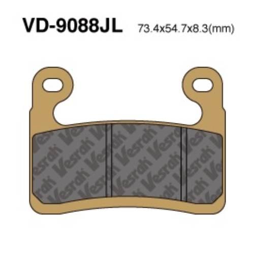 Klocki hamulcowe vesrah sintered metal vd-9088jl sintered metal