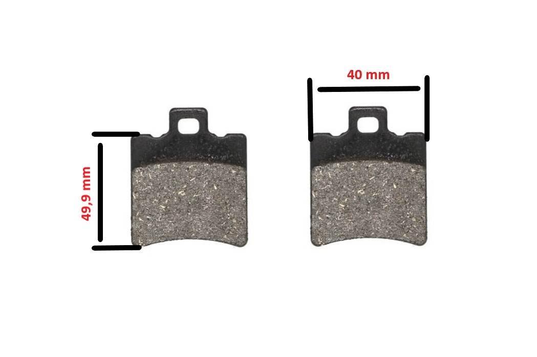Klocki hamulcowe power force 40x49,9x7 mm PF 22 510 0011 - zdjęcie 2
