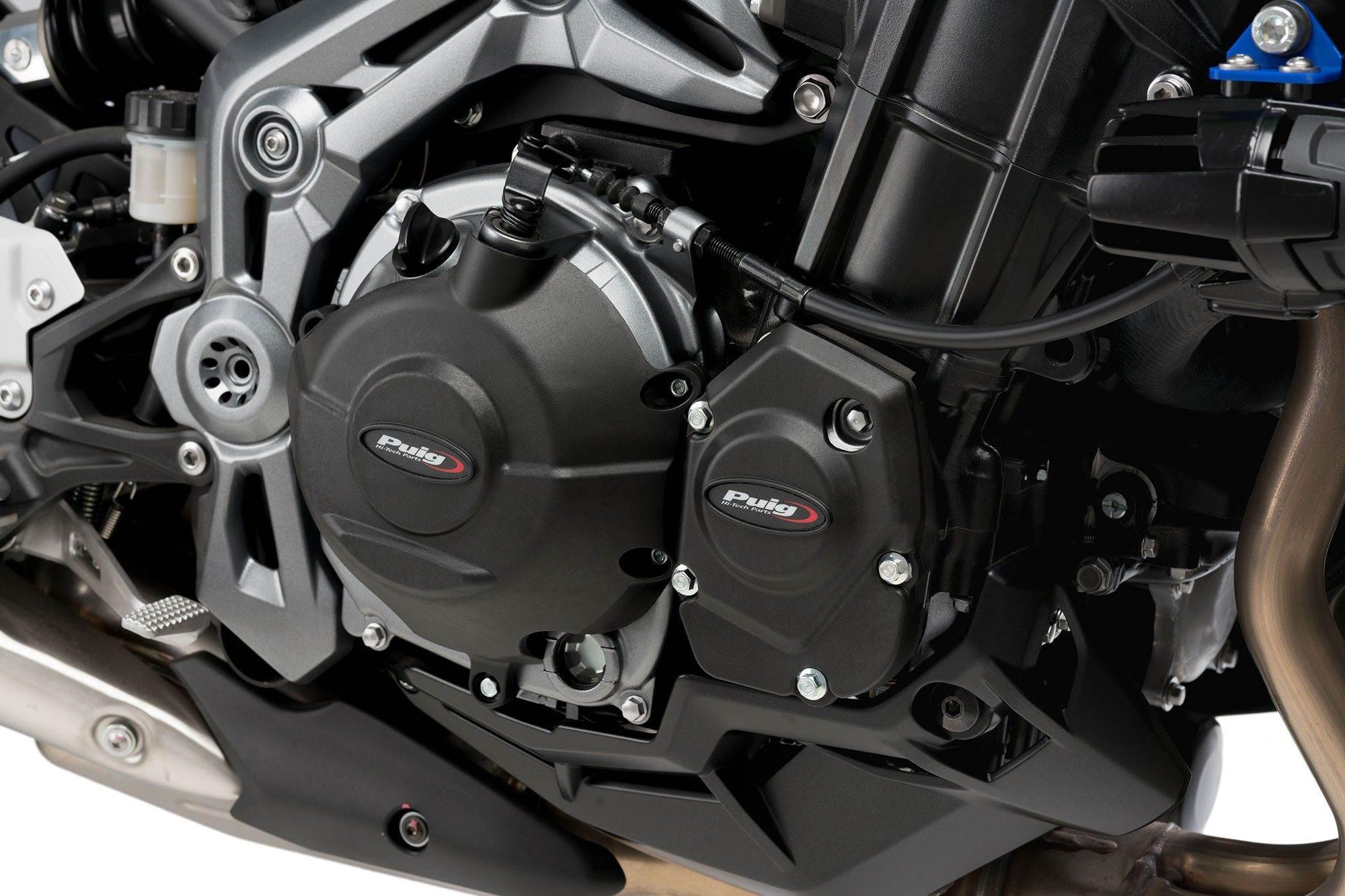 Pokrywy dekli silnika puig do kawasaki z900 17-22 czarne 20135N - zdjęcie 3