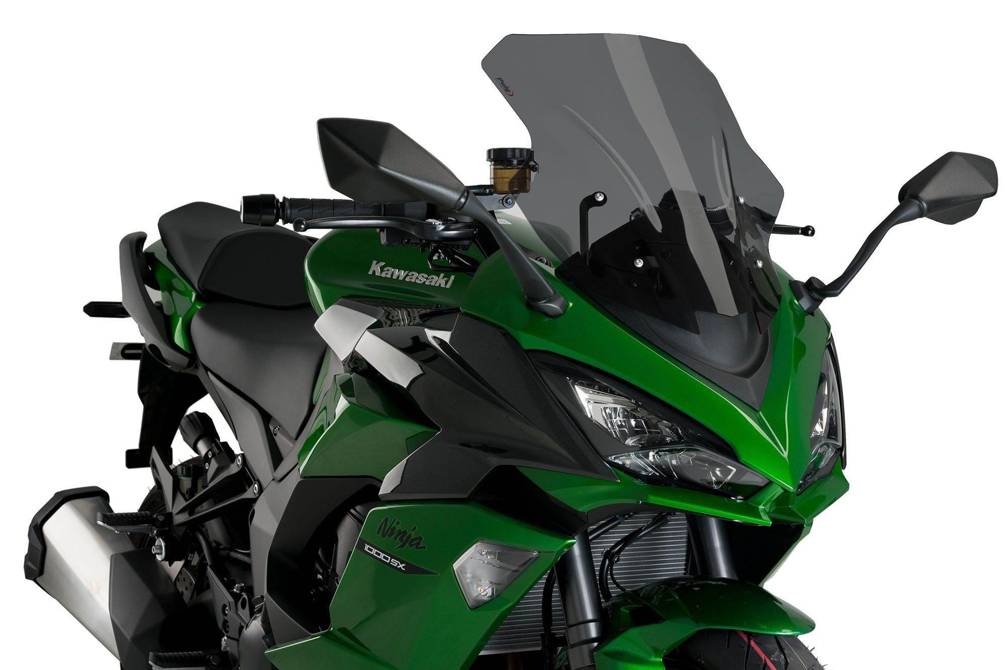 Szyba sportowa puig do kawasaki z1000sx 11-19 / ninja 1000 sx 20-22 mocno