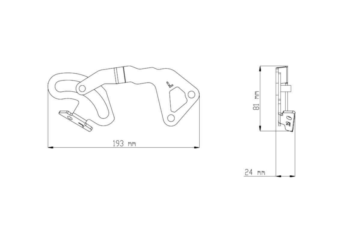 Wzmocnienie szyby turystycznej puig do bmw r1200gs / r1250gs (dwustronne) - zdjęcie 3