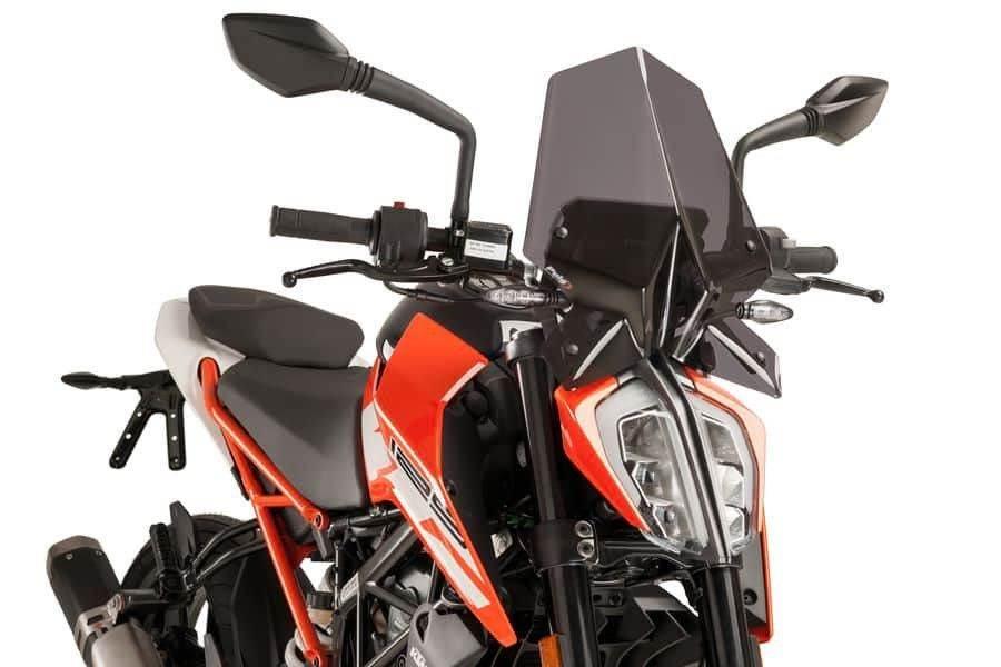 Szyba owiewka puig do ktm 125 / 390 duke 17-21 mocno przyciemniona 9514F