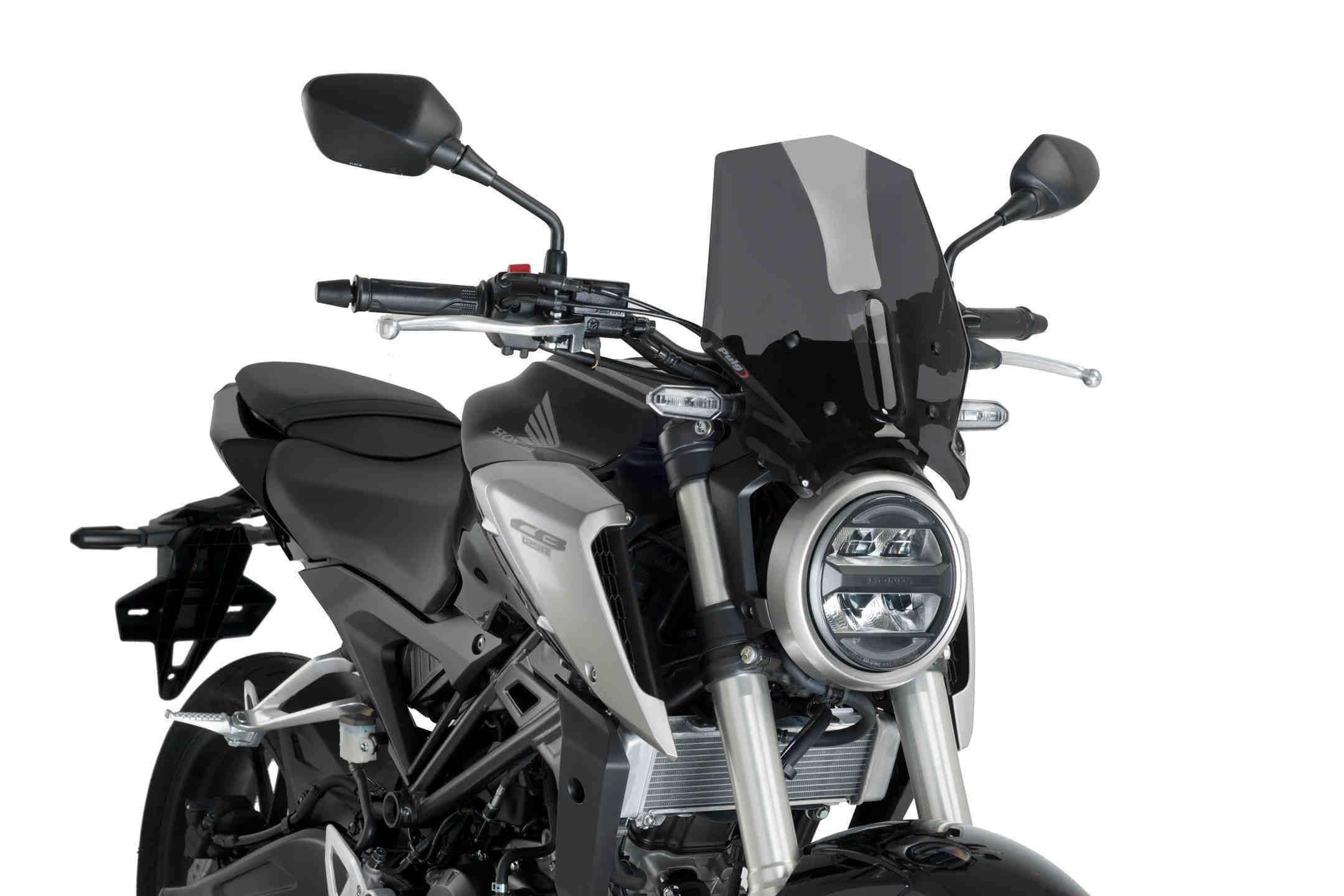 Szyba owiewka puig do honda cb125r / cb300r 18-22 mocno przyciemniona
