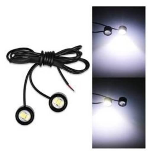 Mini lampka doświetlające led 12v białe światło PF 24 641 0006 - zdjęcie 6