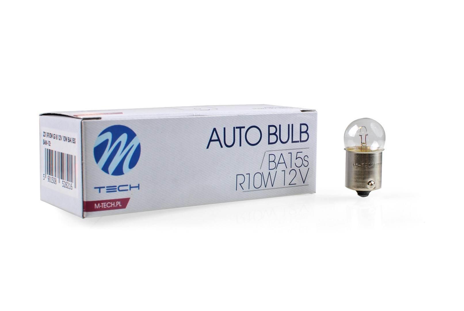 Żarówka m-tech r10w g18 12v 10w ba15s Z31 - zdjęcie 2