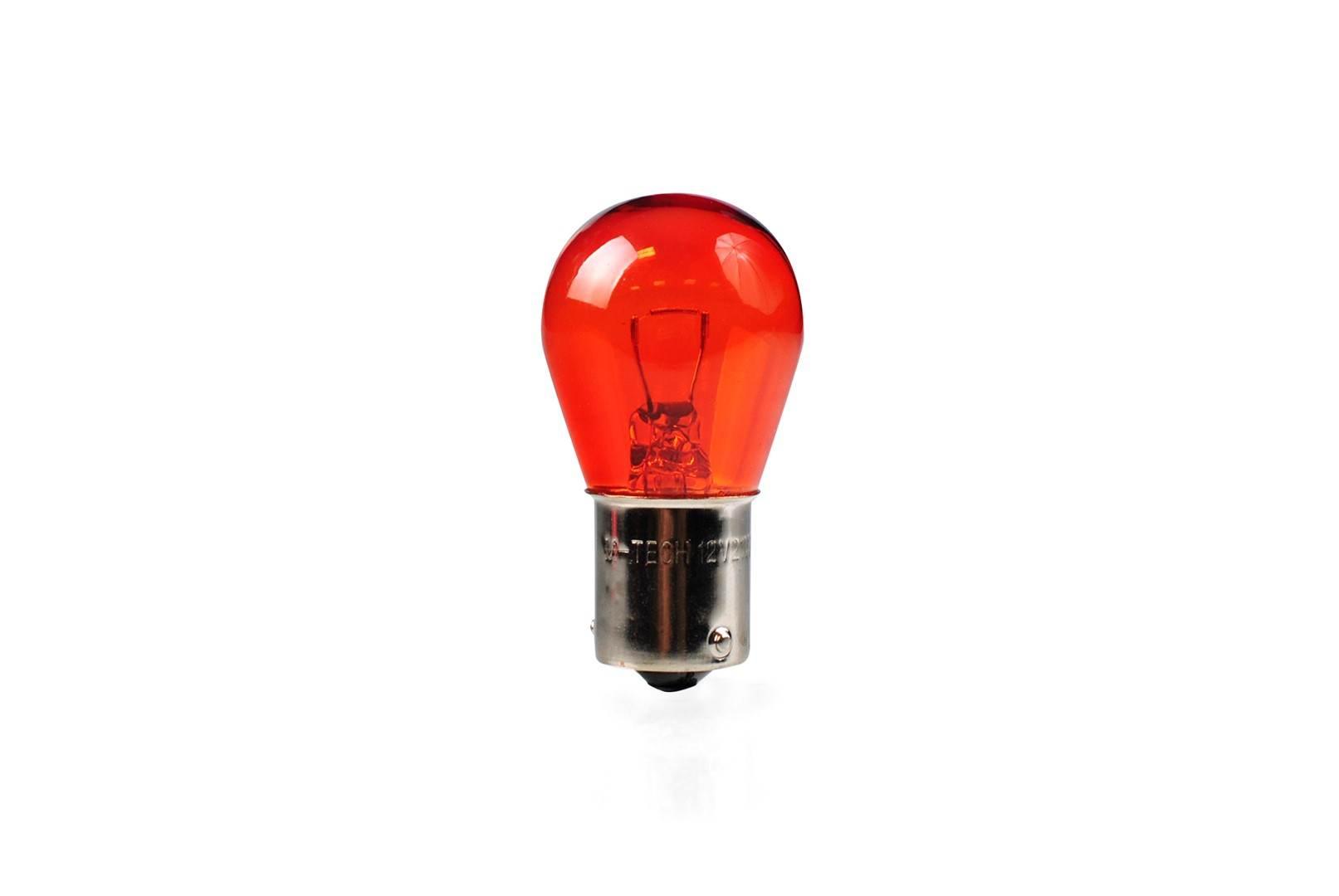 Żarówka m-tech py21w 12v 21w bau15s amber Z36