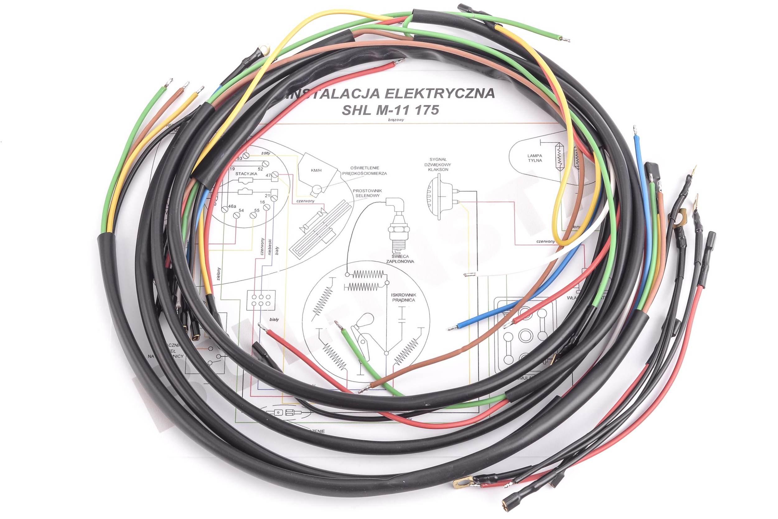 Instalacja elektryczna - wiązka shl m11 175 80998 - zdjęcie 2