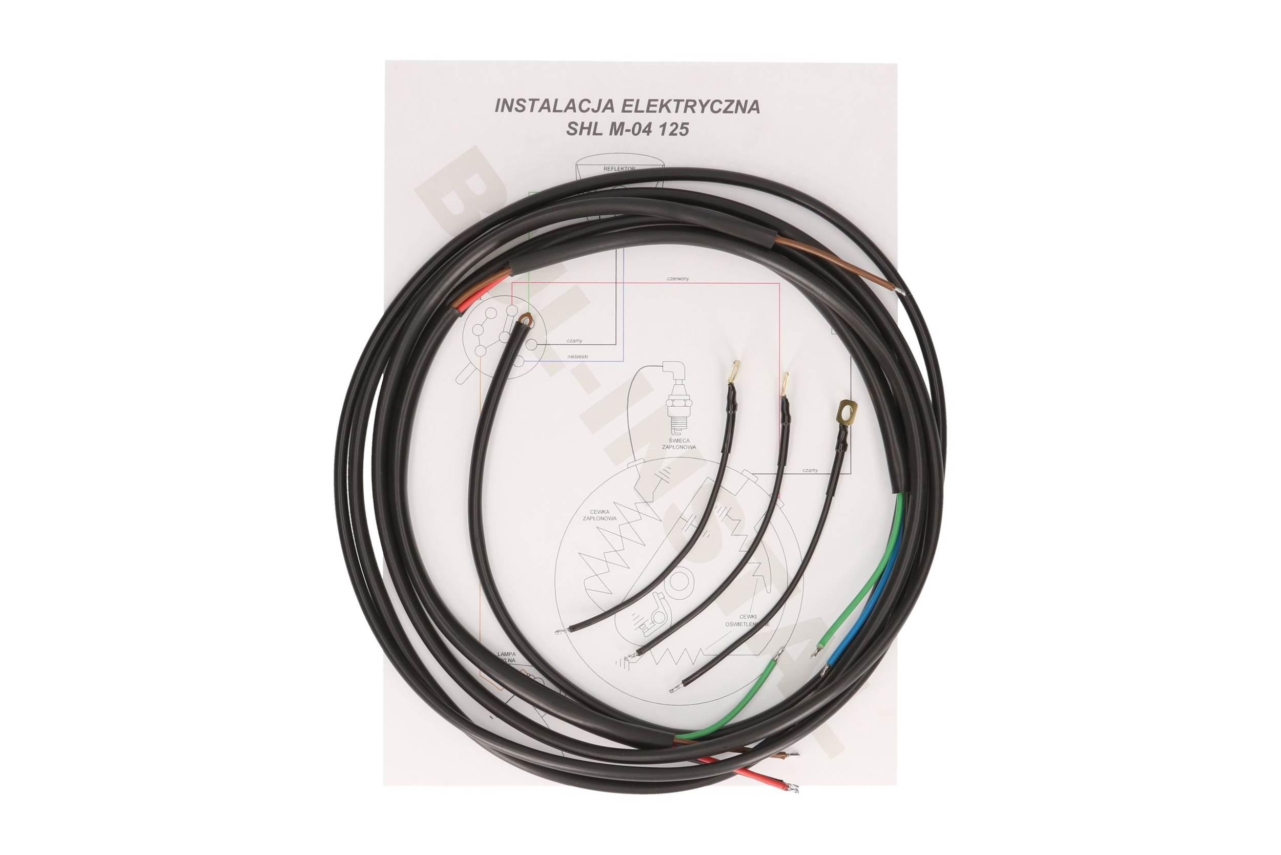 Instalacja elektryczna - wiązka shl m04 125 80999 - zdjęcie 2
