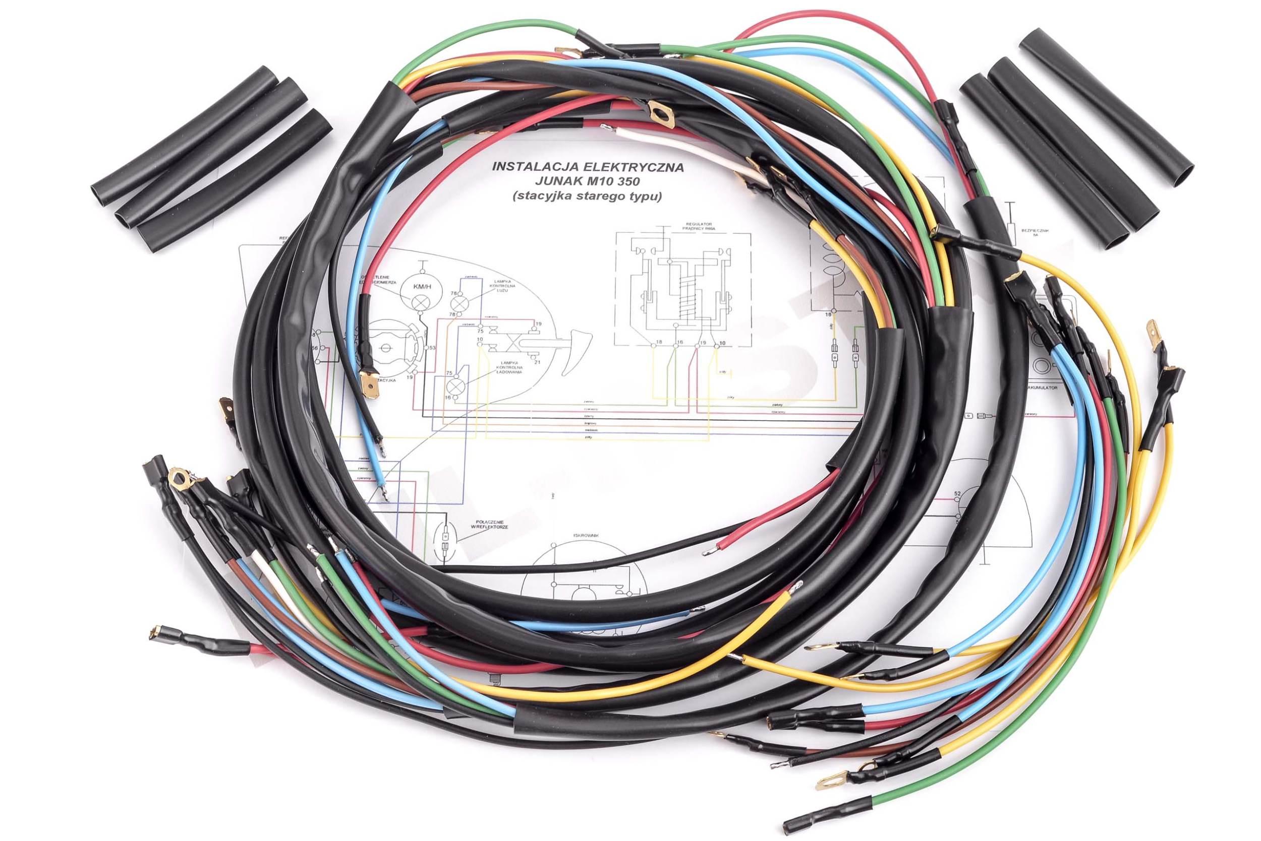 Instalacja elektryczna - wiązka junak m10 350 81008 - zdjęcie 2