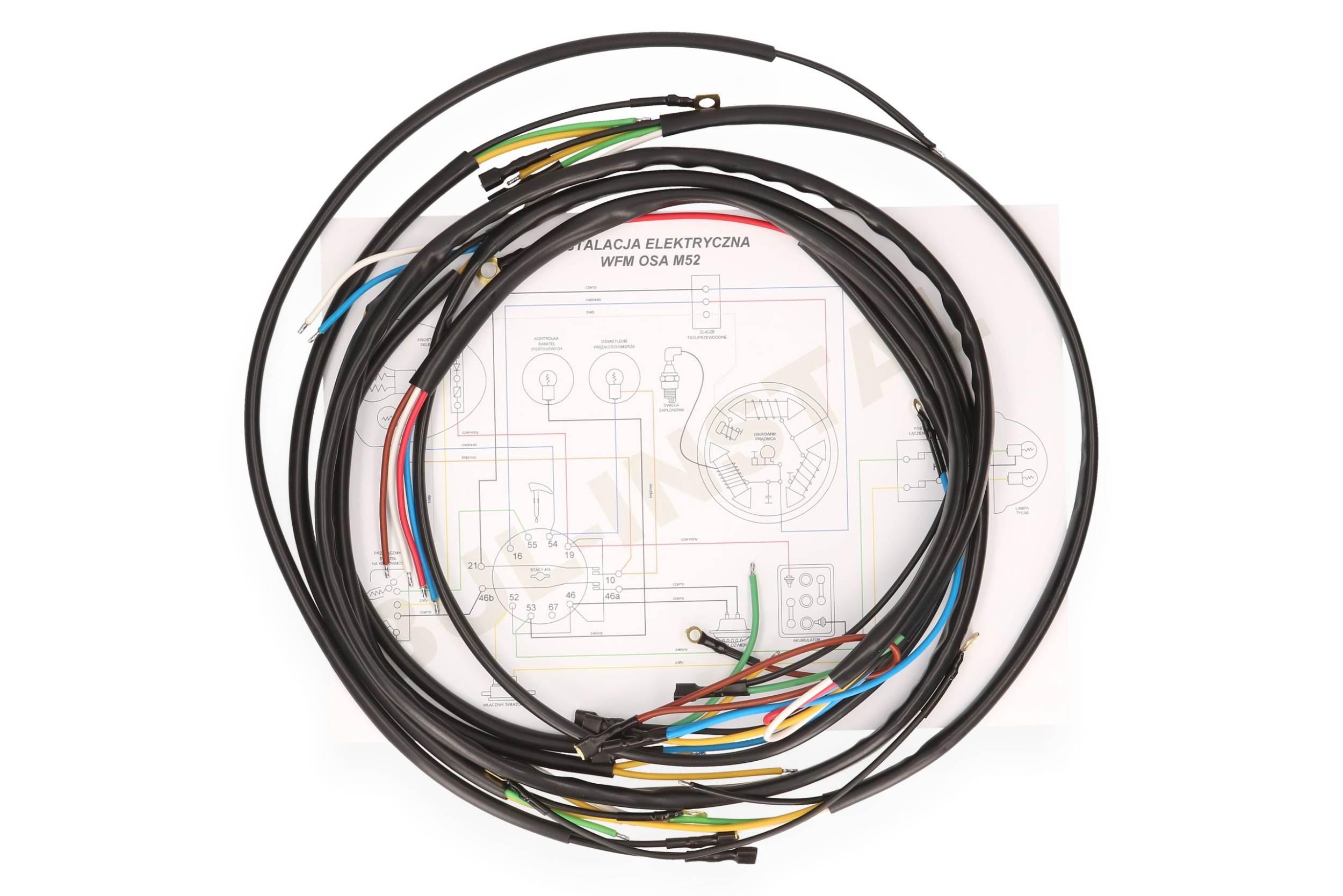 Instalacja elektryczna - wiązka wfm osa m52 84070 - zdjęcie 2