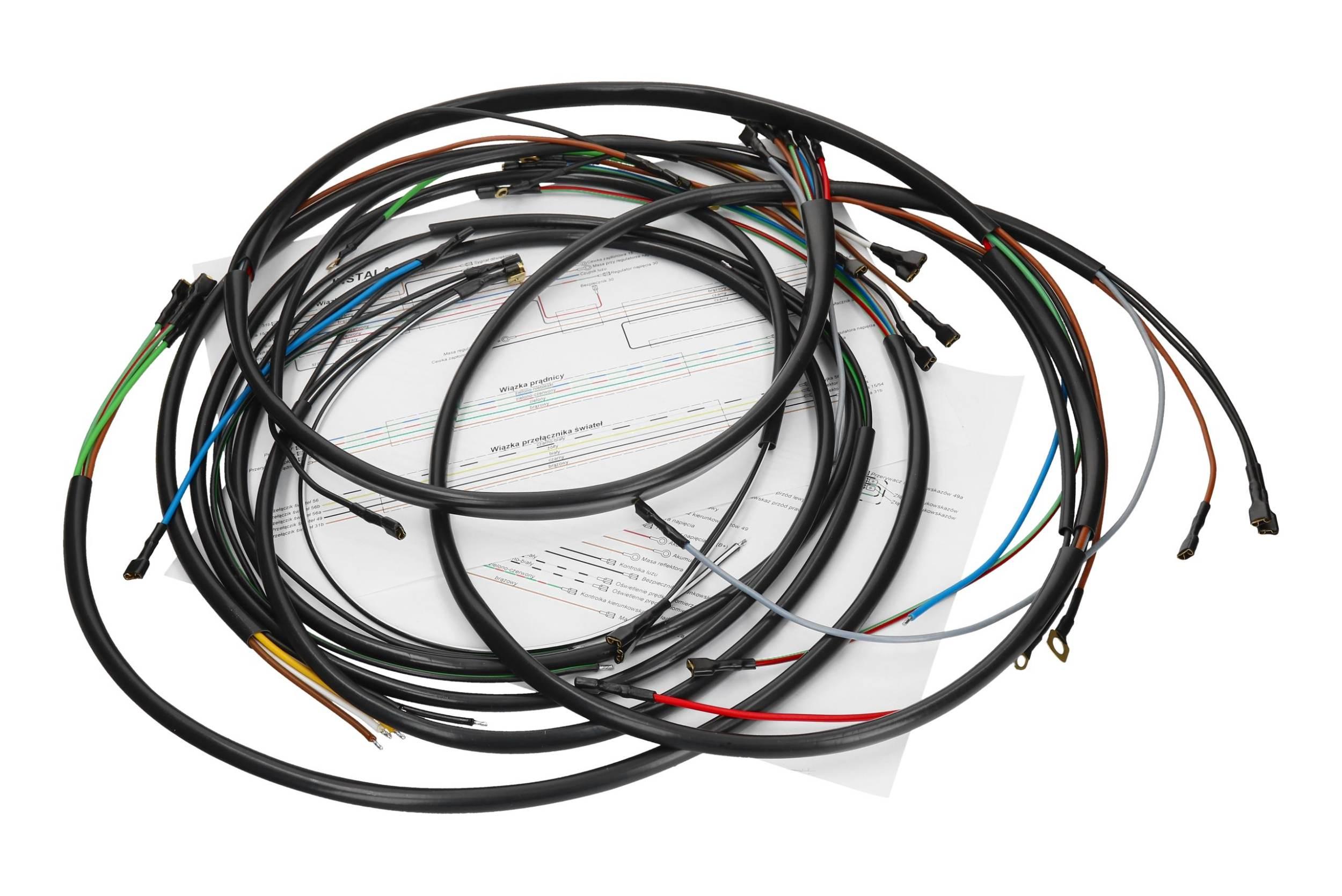 Instalacja elektryczna - wiązka mz ts 125 150 standard 327508 - zdjęcie 3