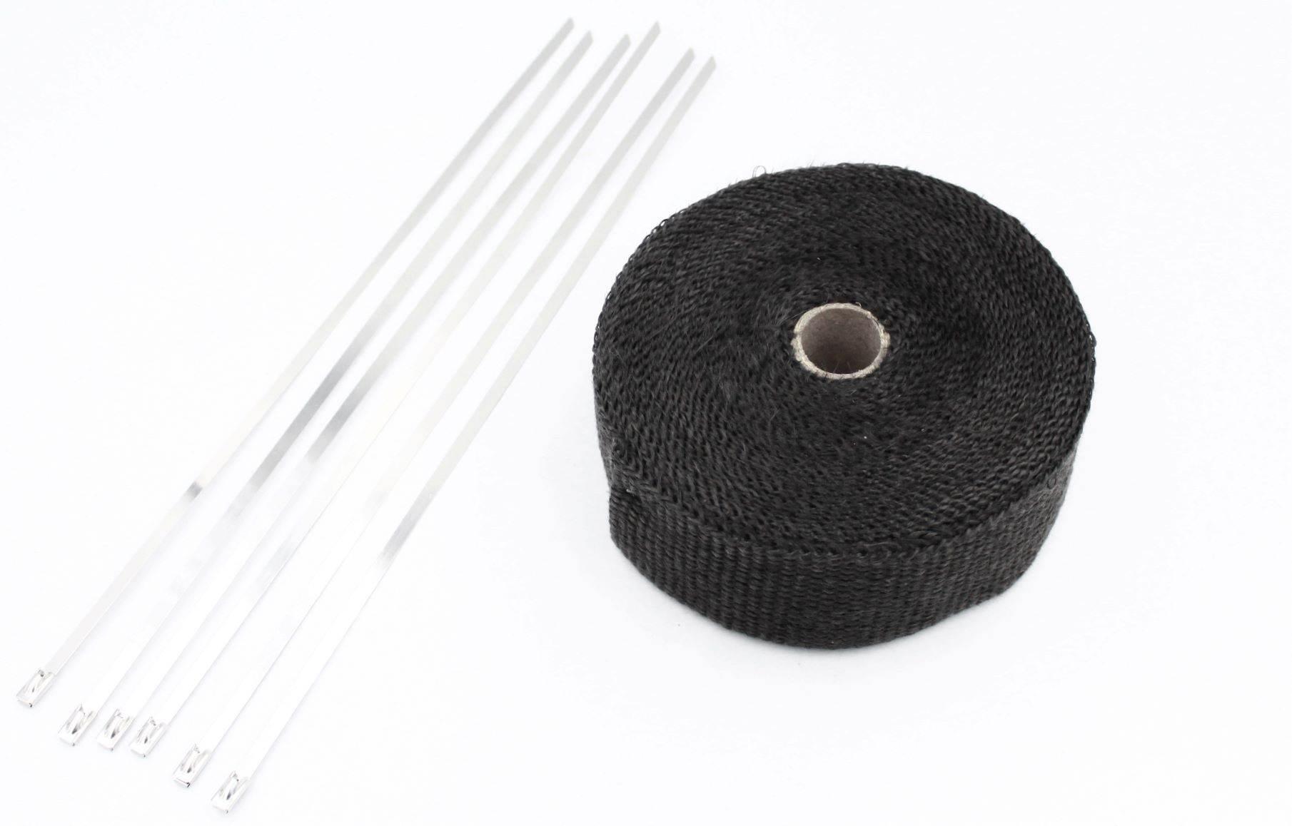 Taśma termiczna do wydechu bandaż 10m czarna PF 26 700 0065 - zdjęcie 2