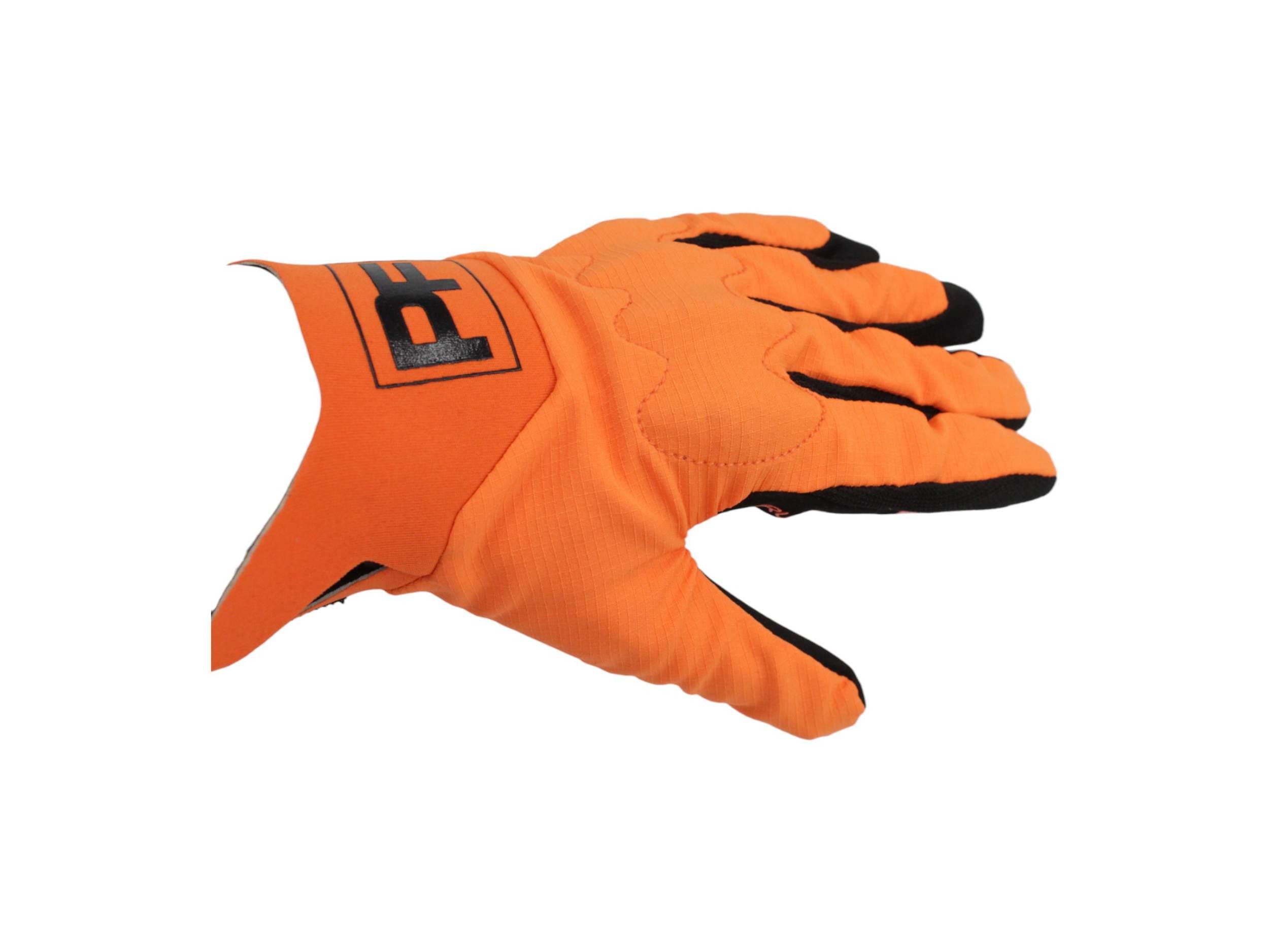 Rękawice motocyklowe power force enduro cross quad spandex pomarańczowo - zdjęcie 2