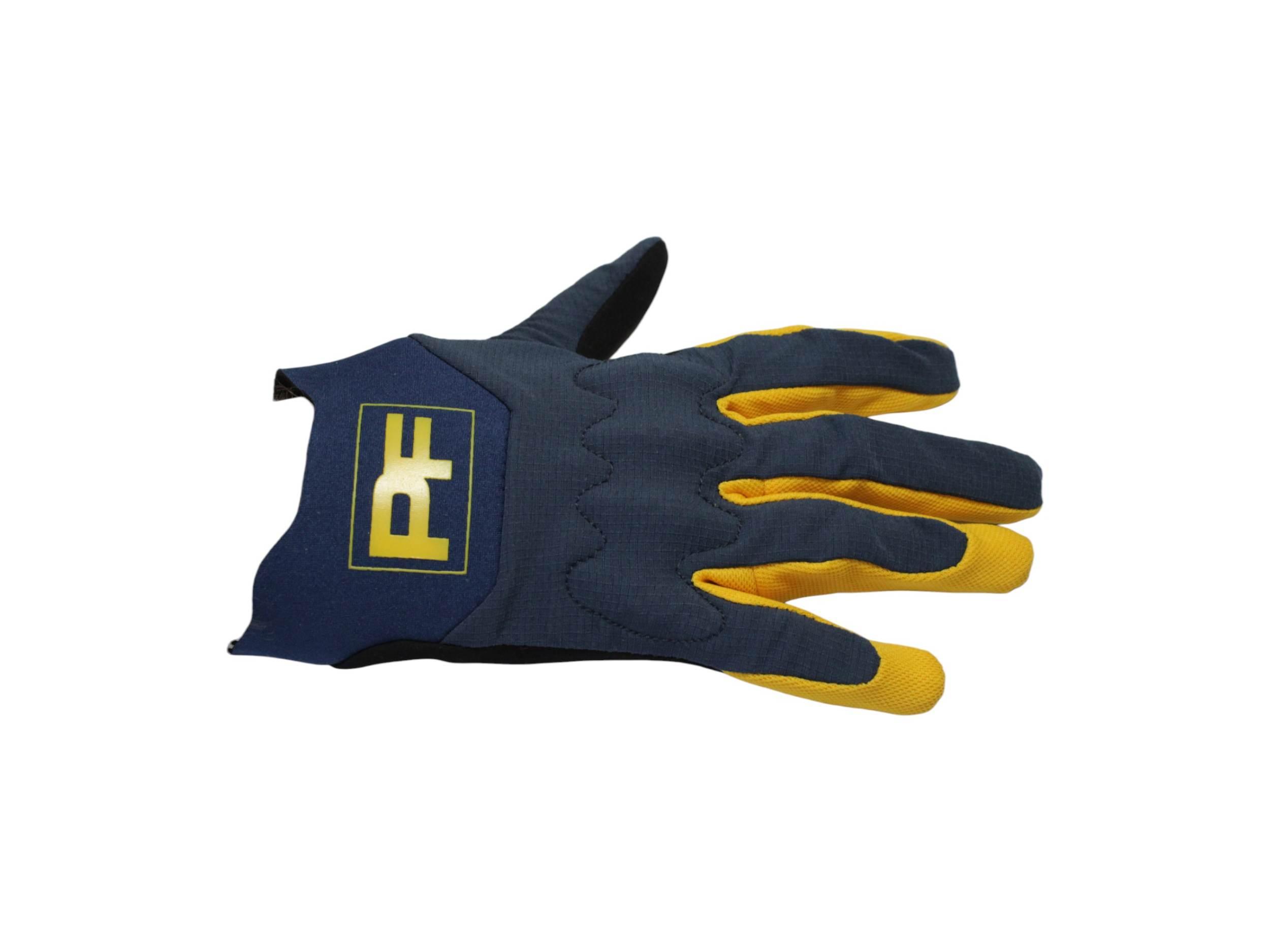Rękawice motocyklowe power force enduro cross quad spandex granatowo - zdjęcie 2