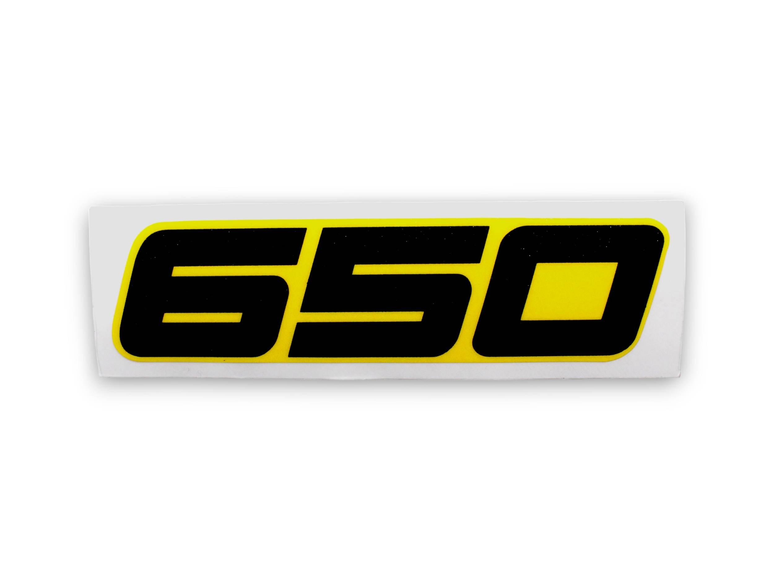 Naklejka błotnika przedniego nj03 "650" prawa svt650 05502P83NJ03-QJ