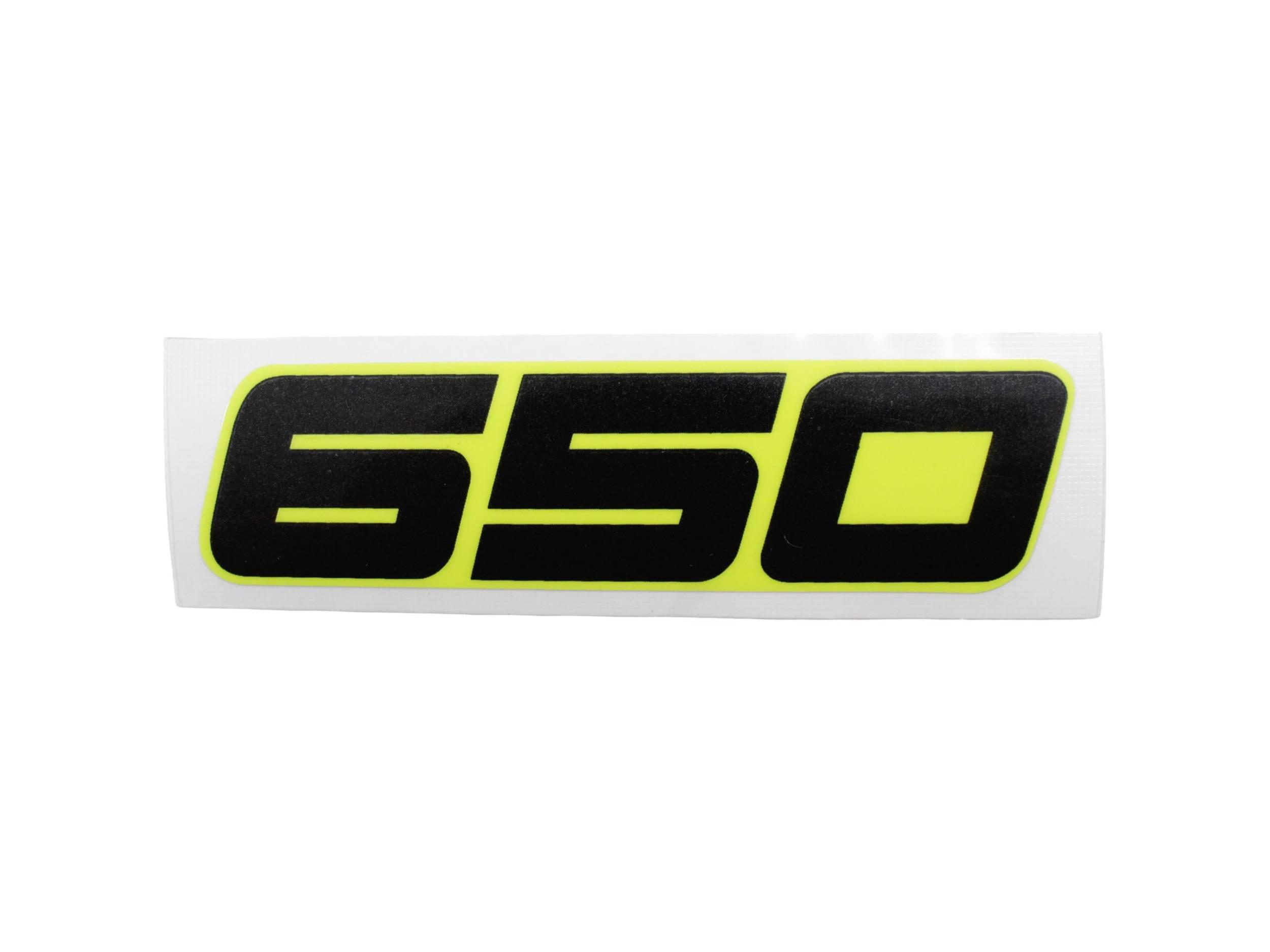 Naklejka błotnika przedniego wt03 "650" prawa svt650 05502P83WT03-QJ