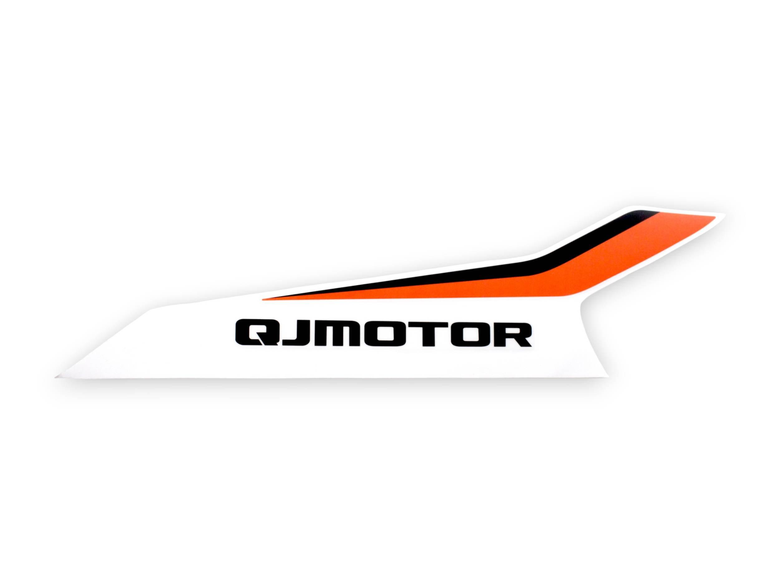 Naklejka osłony zbiornika paliwa "qjmotor" lewa wn00 trx125