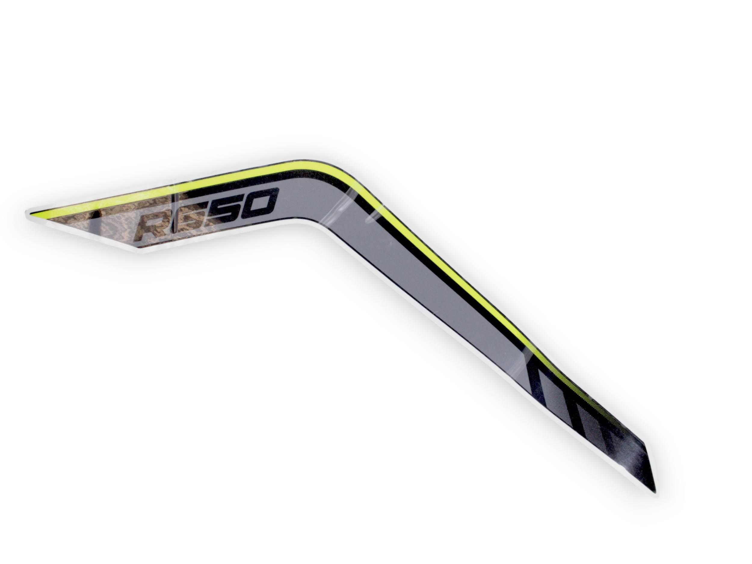 Naklejka osłony zbiornika paliwa "r650" lewa svt650 svt650x