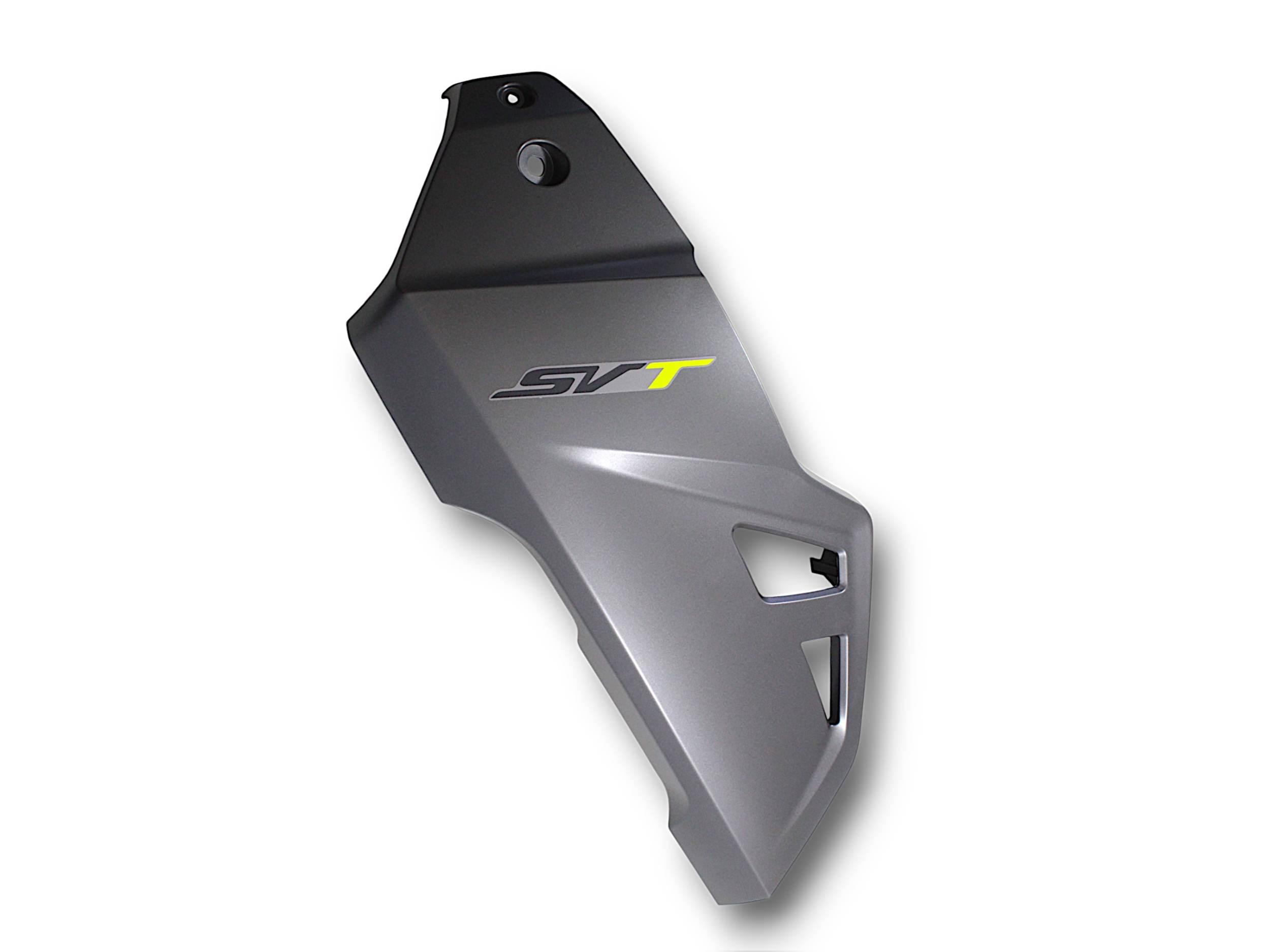 Osłona przednia lewa srebrna z naklejkami 05z svt650 svt650x