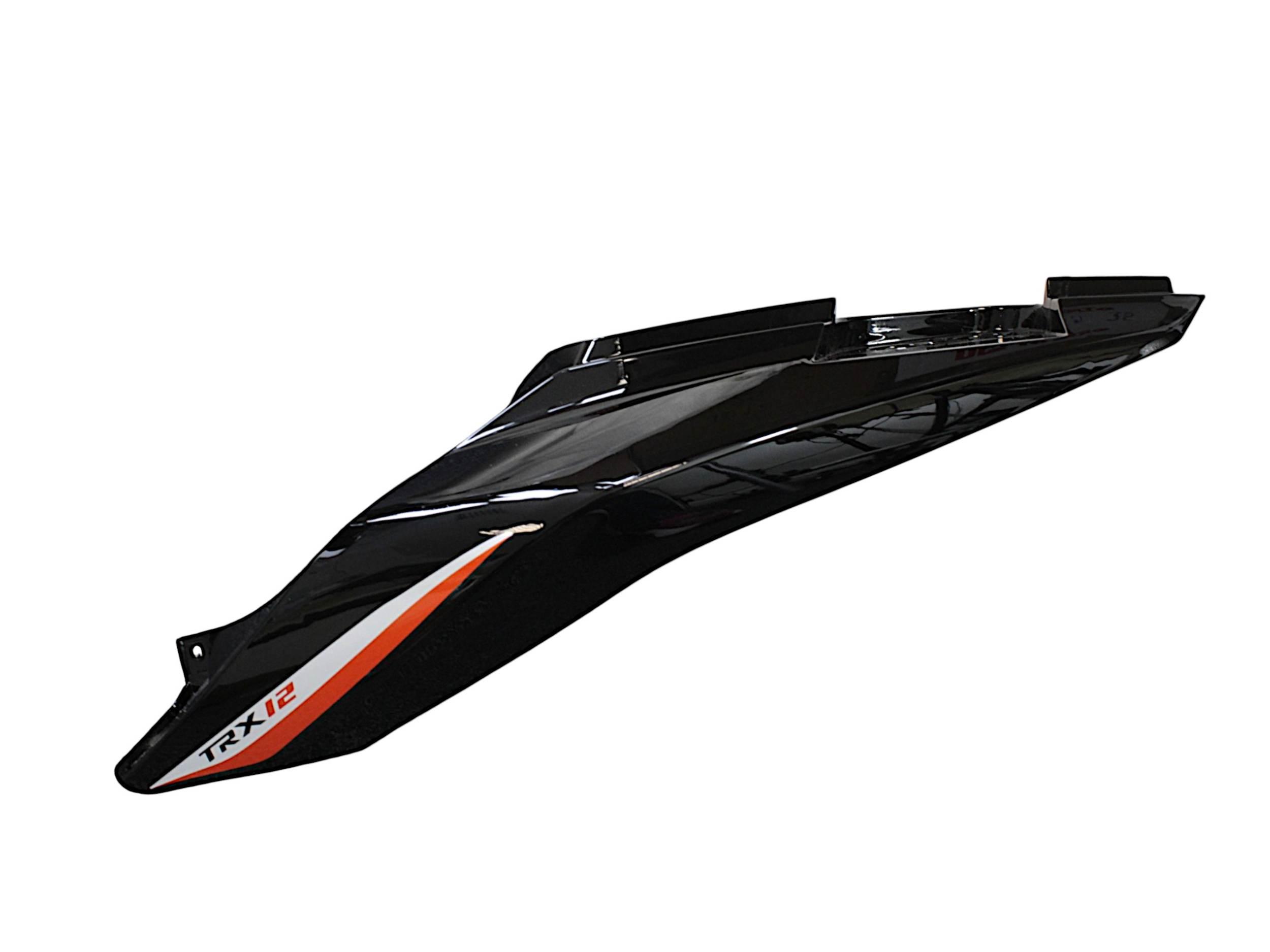 Osłona tylna lewa czarna z naklejkami trx125 65901L29050Z-QJ