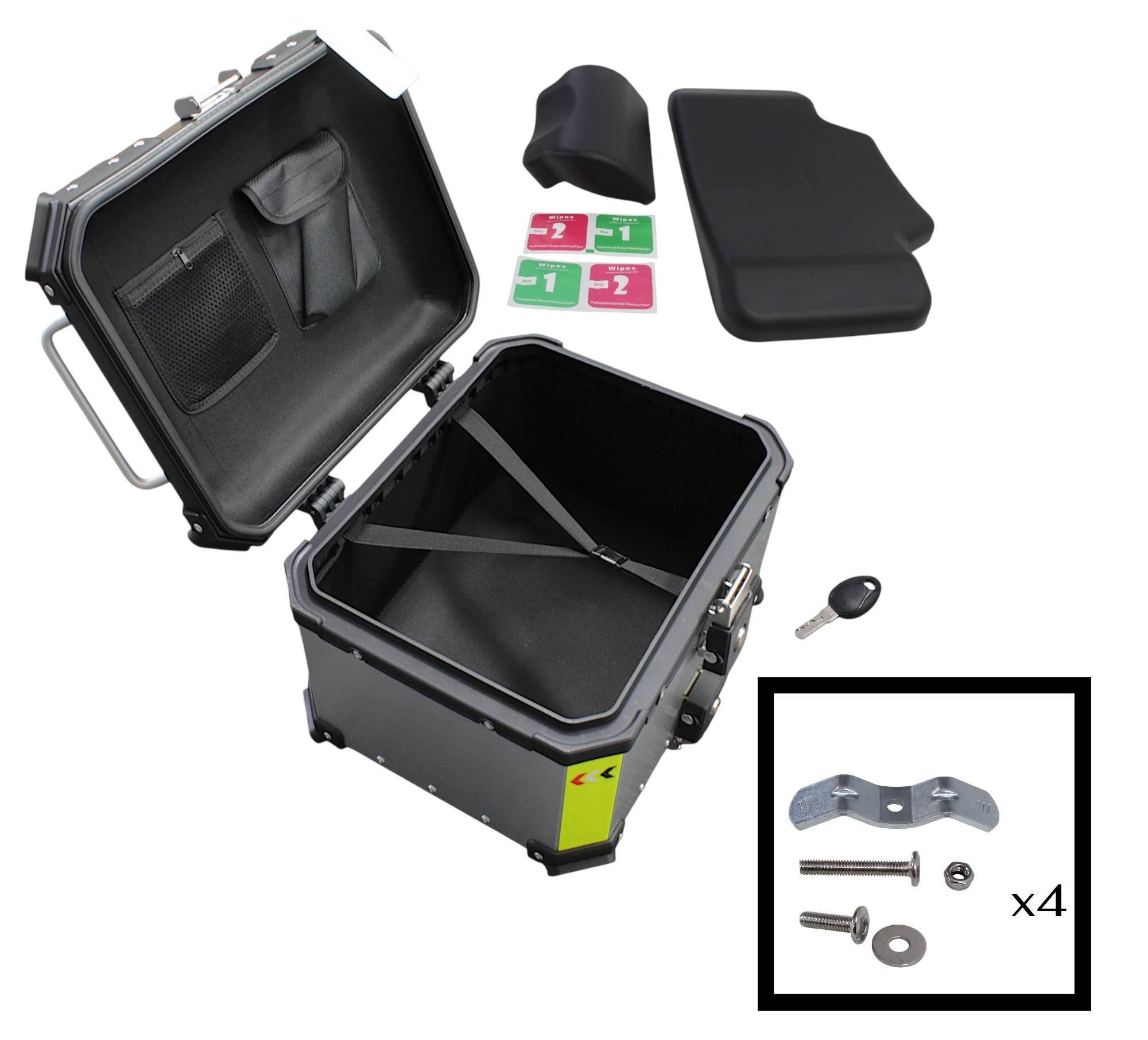 Zestaw 3 kufrów aluminiowych qj srt 800s/srt 800sx srt900s srt900sx - zdjęcie 5
