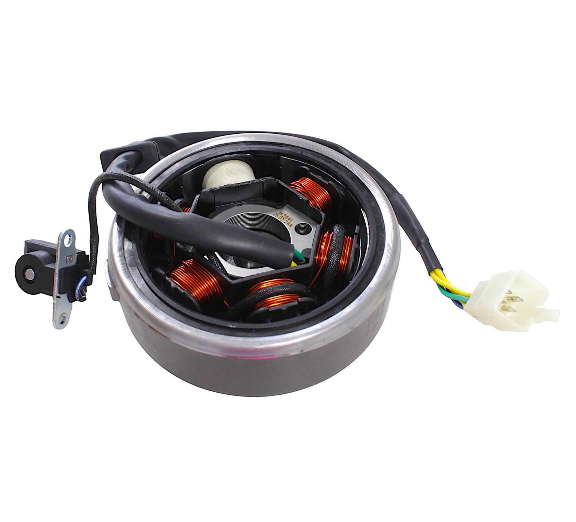 Stojan alternatora z kołem magnesowym yx120 w120 apollo rxf open - zdjęcie 2