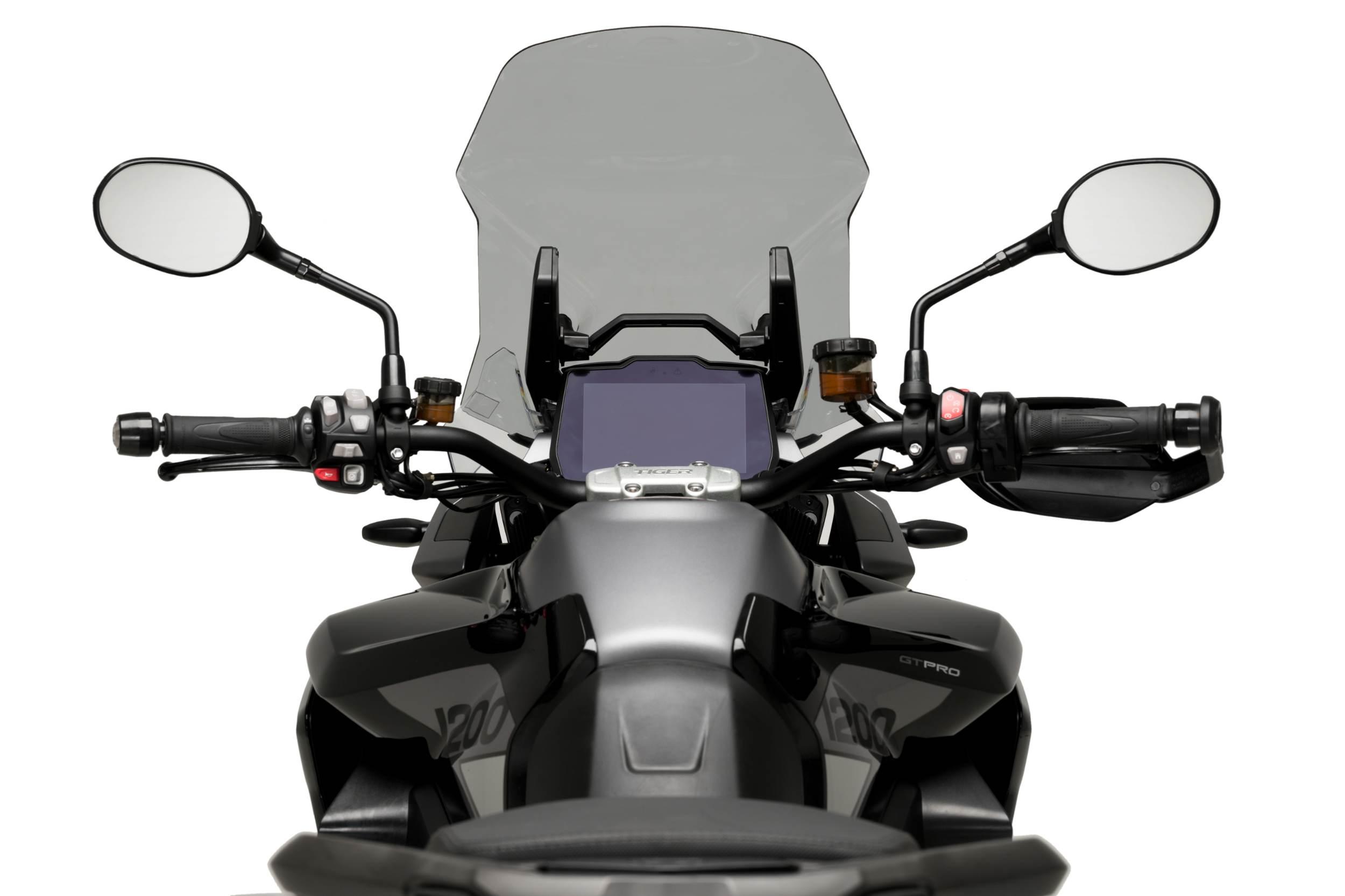 Szyba turystyczna puig do triumph tiger 1200 22-25 lekko przyciemniona - zdjęcie 6