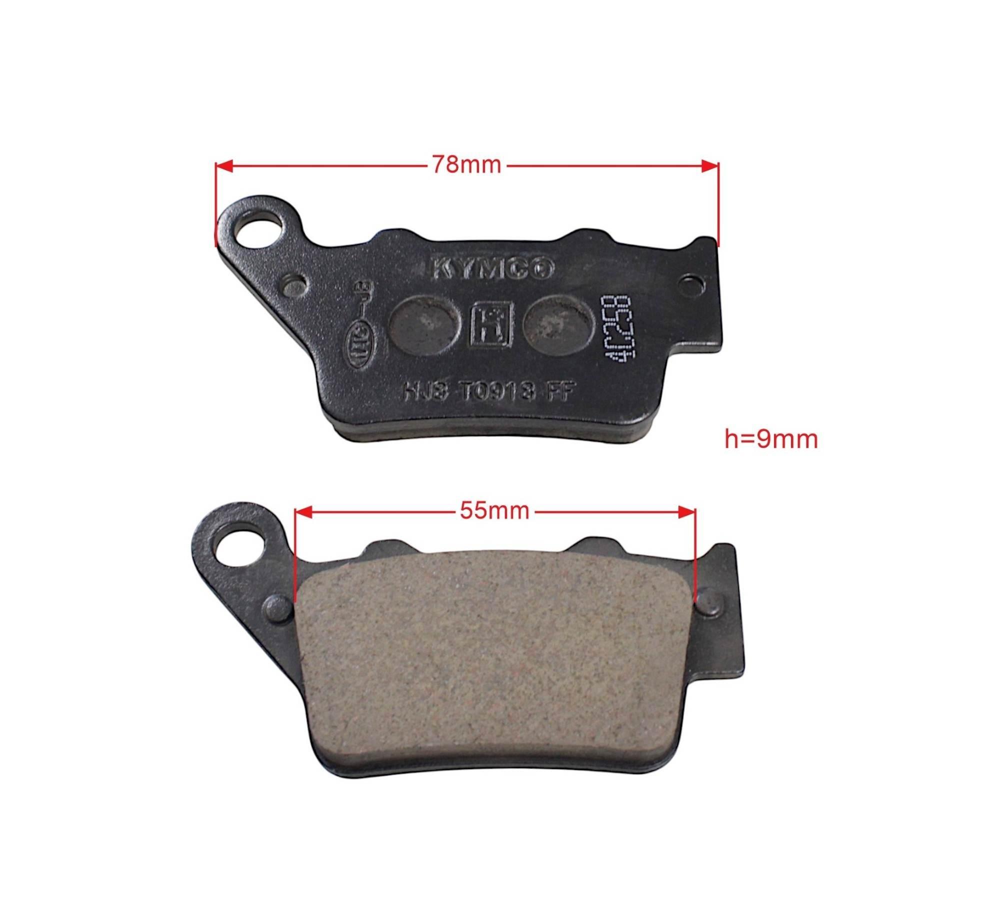 Klocki hamulcowe tylne kymco skytown 125 43105-LHJ8-305 - zdjęcie 2