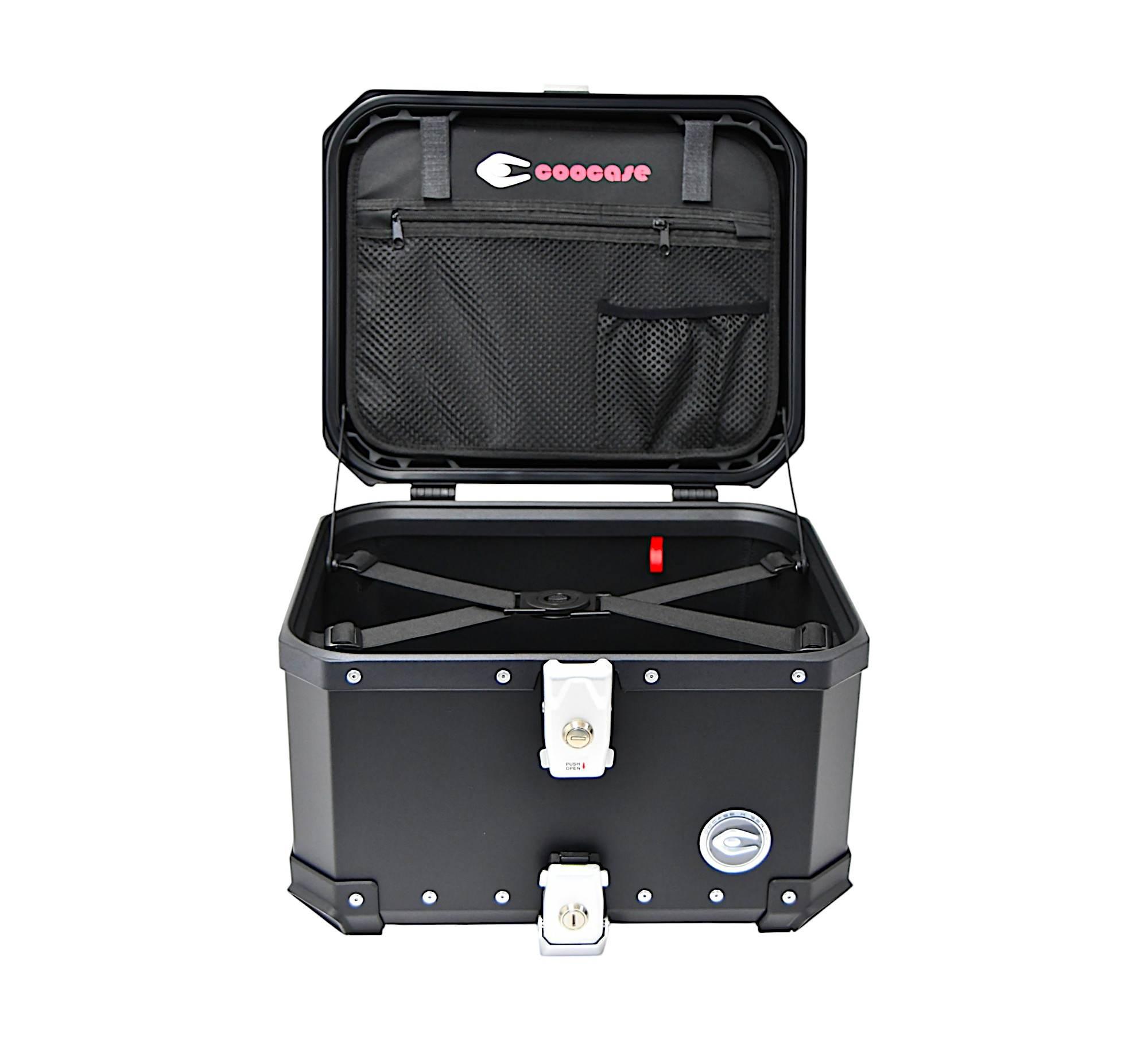 Zestaw 3 kufrów aluminiowych (30l asymetryczny + 36l + 45l) coocase - zdjęcie 5