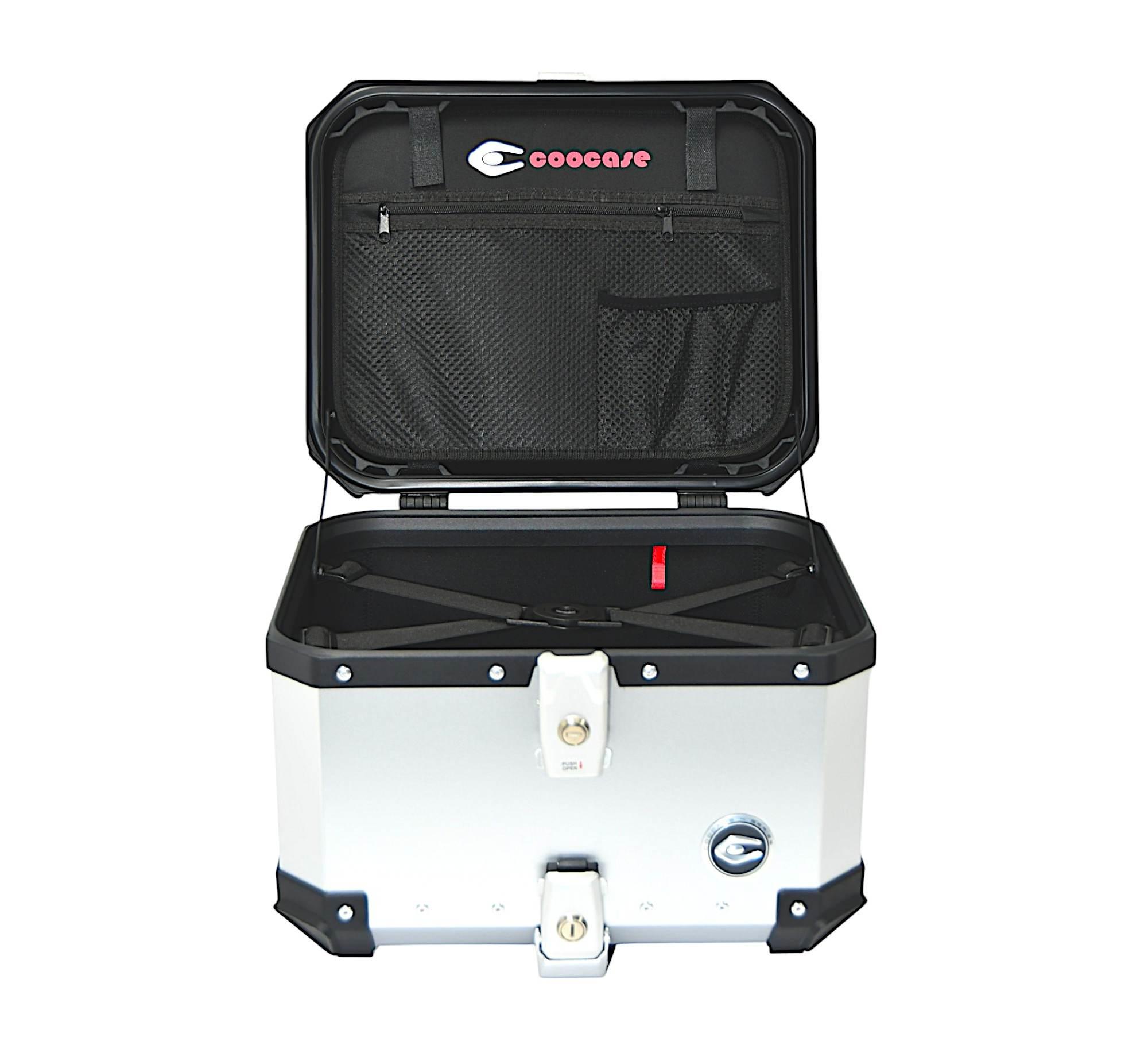 Zestaw 3 kufrów aluminiowych (30l asymetryczny + 36l + 45l) coocase - zdjęcie 5