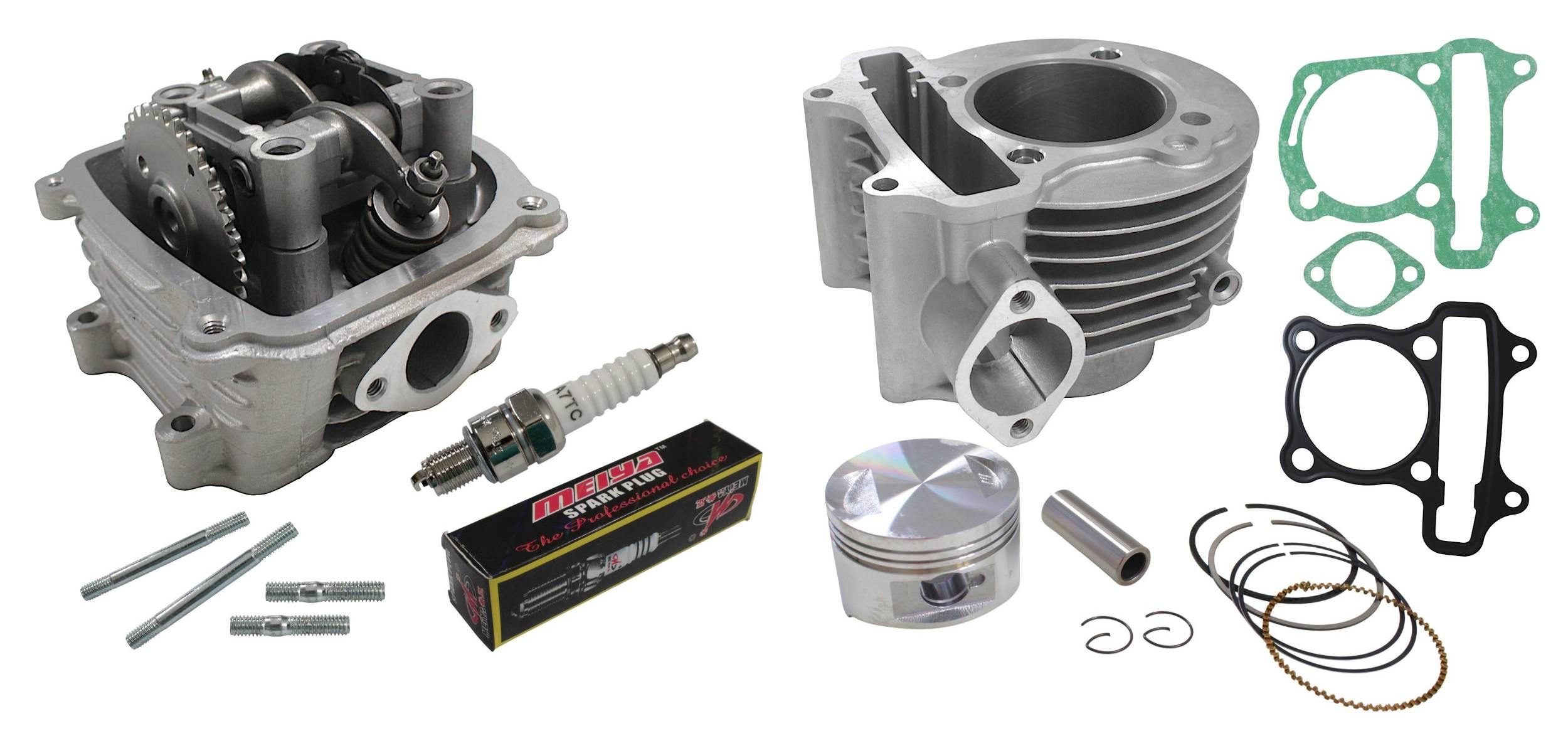 Cylinder żeliwny z głowicą power force kymco agility gy6 125 gy6 150