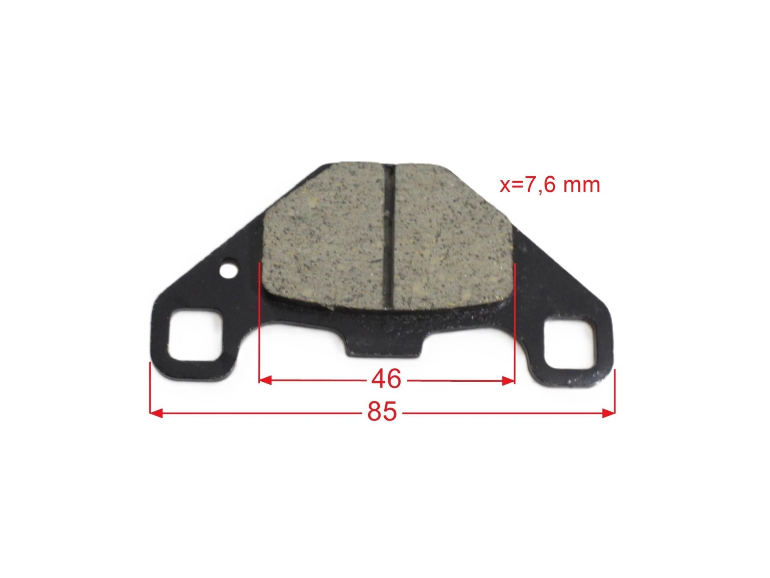 Klocki hamulcowe tylne atv 250 PF 22 510 0041 - zdjęcie 3