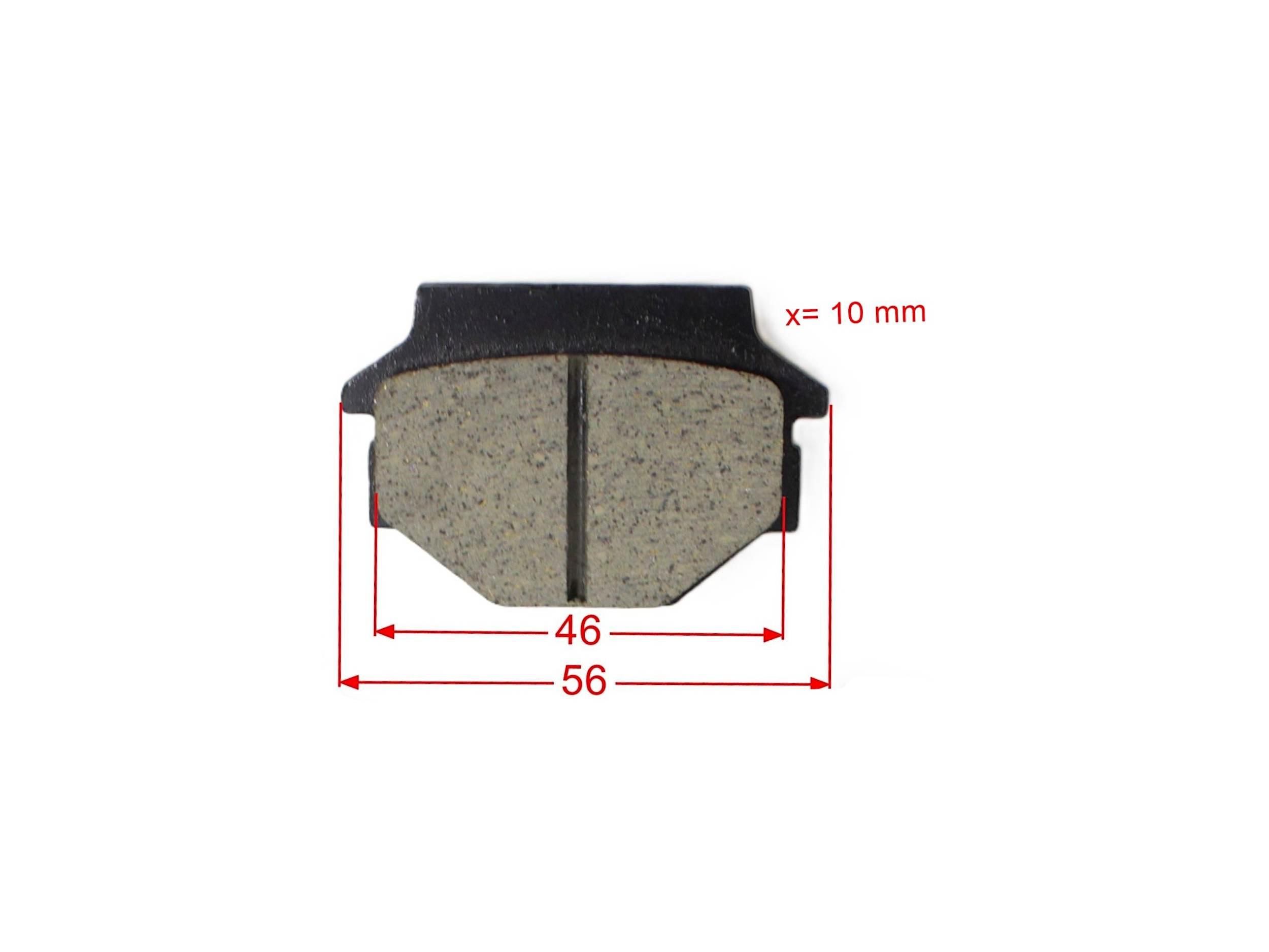 Klocki hamulcowe tylne atv 250 PF 22 510 0041 - zdjęcie 4