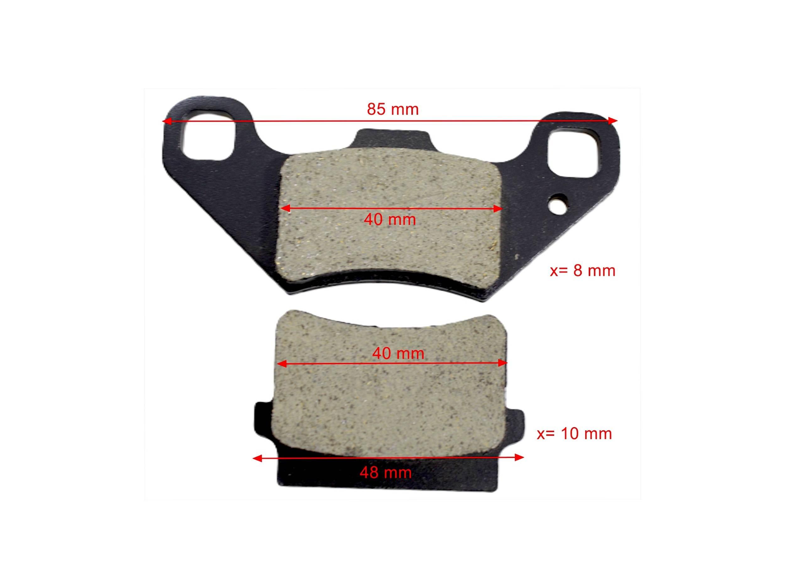 Klocki hamulcowe atv 250 stxe (ebc-fa416) PF 22 510 0042 - zdjęcie 3