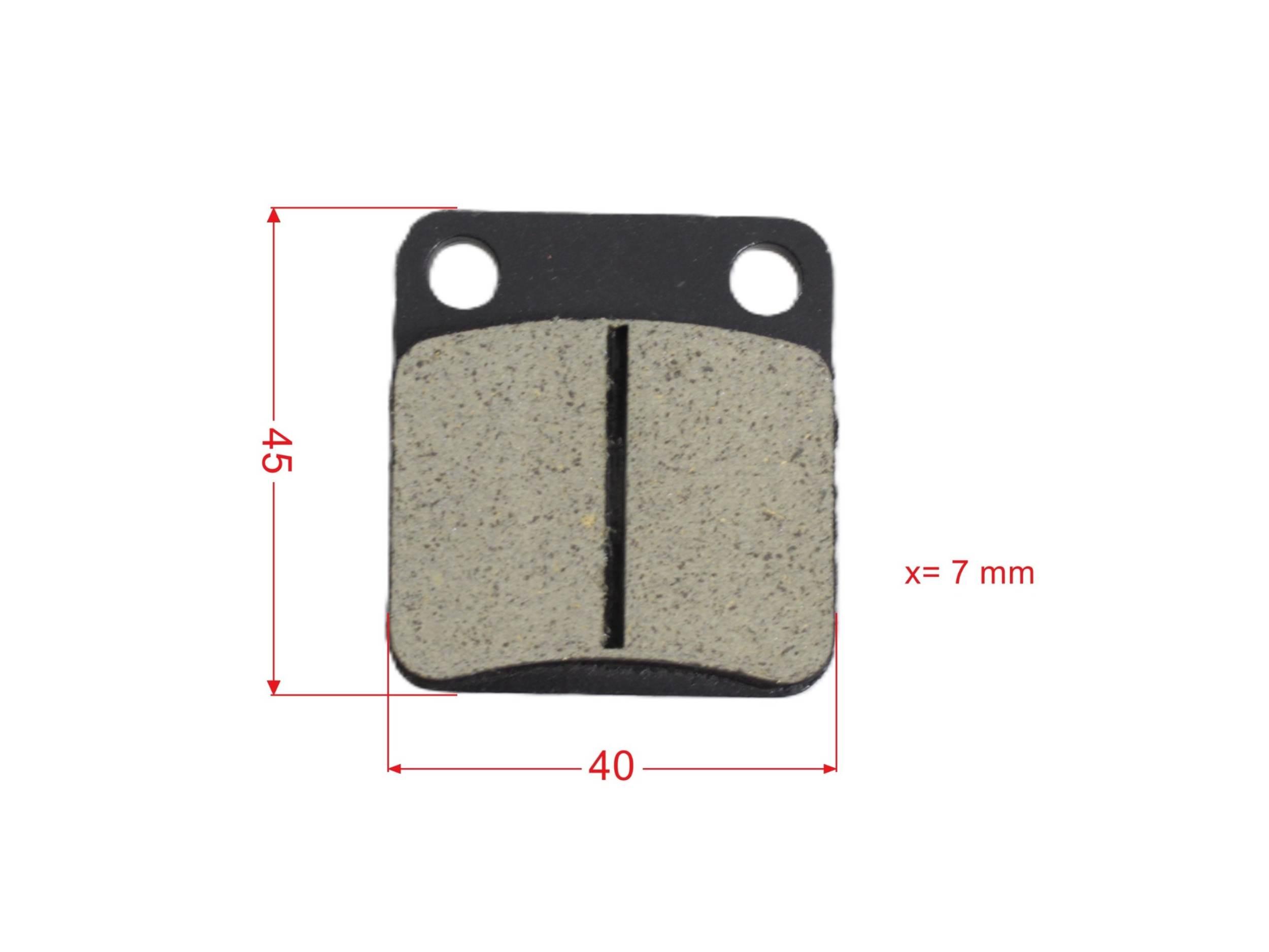 Klocki hamulcowe quantum romet bashan atv yamaha PF 22 510 0047 - zdjęcie 3