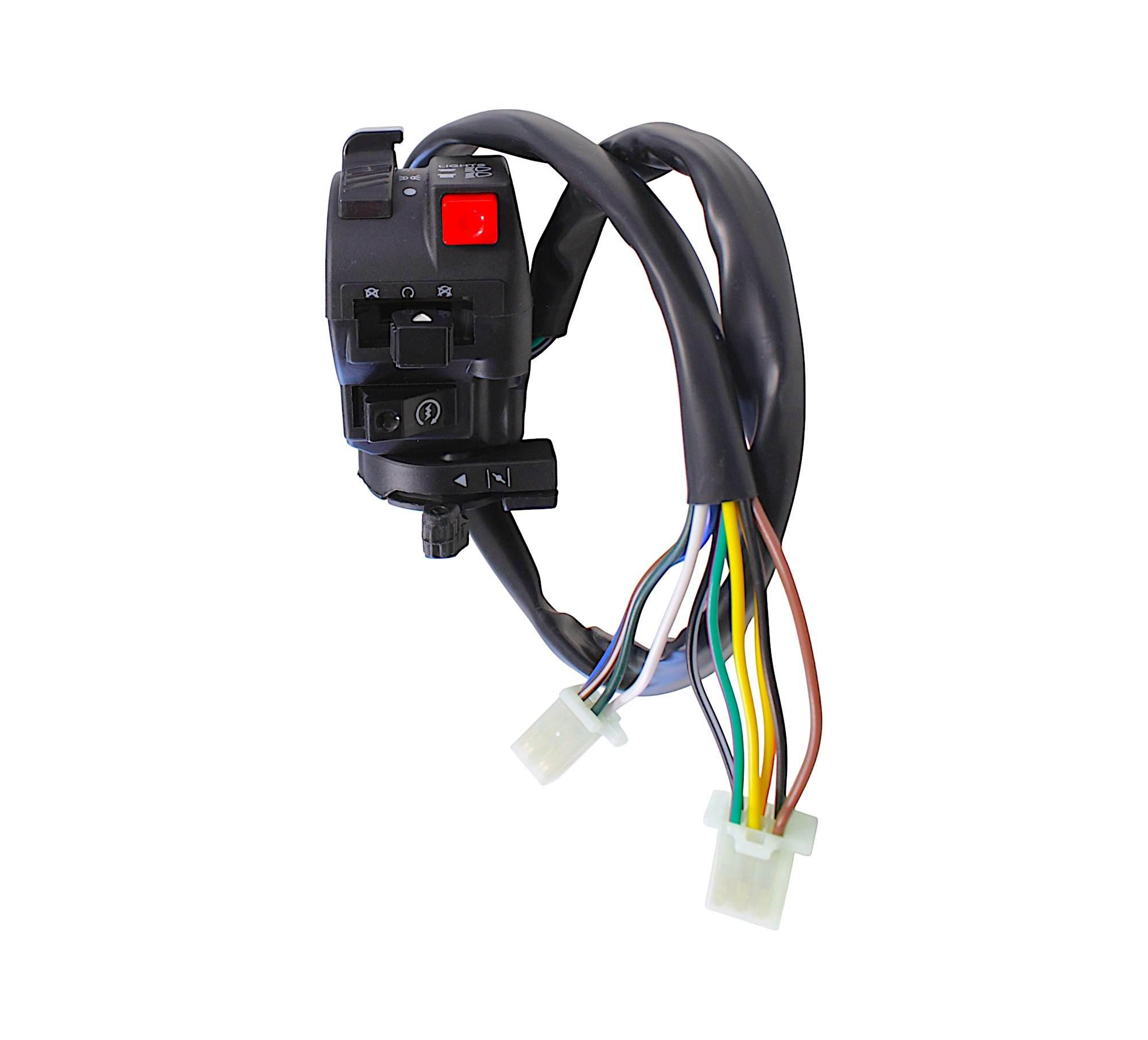 Zestaw przełączników power force lewy atv quad bashan loncin kingway 200 25 - zdjęcie 2