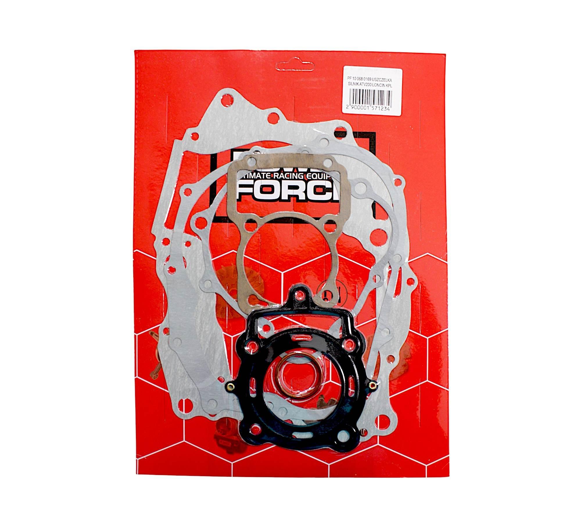Komplet uszczelek silnika power force atv 200 loncin 4t PF 10 068 0169 - zdjęcie 2