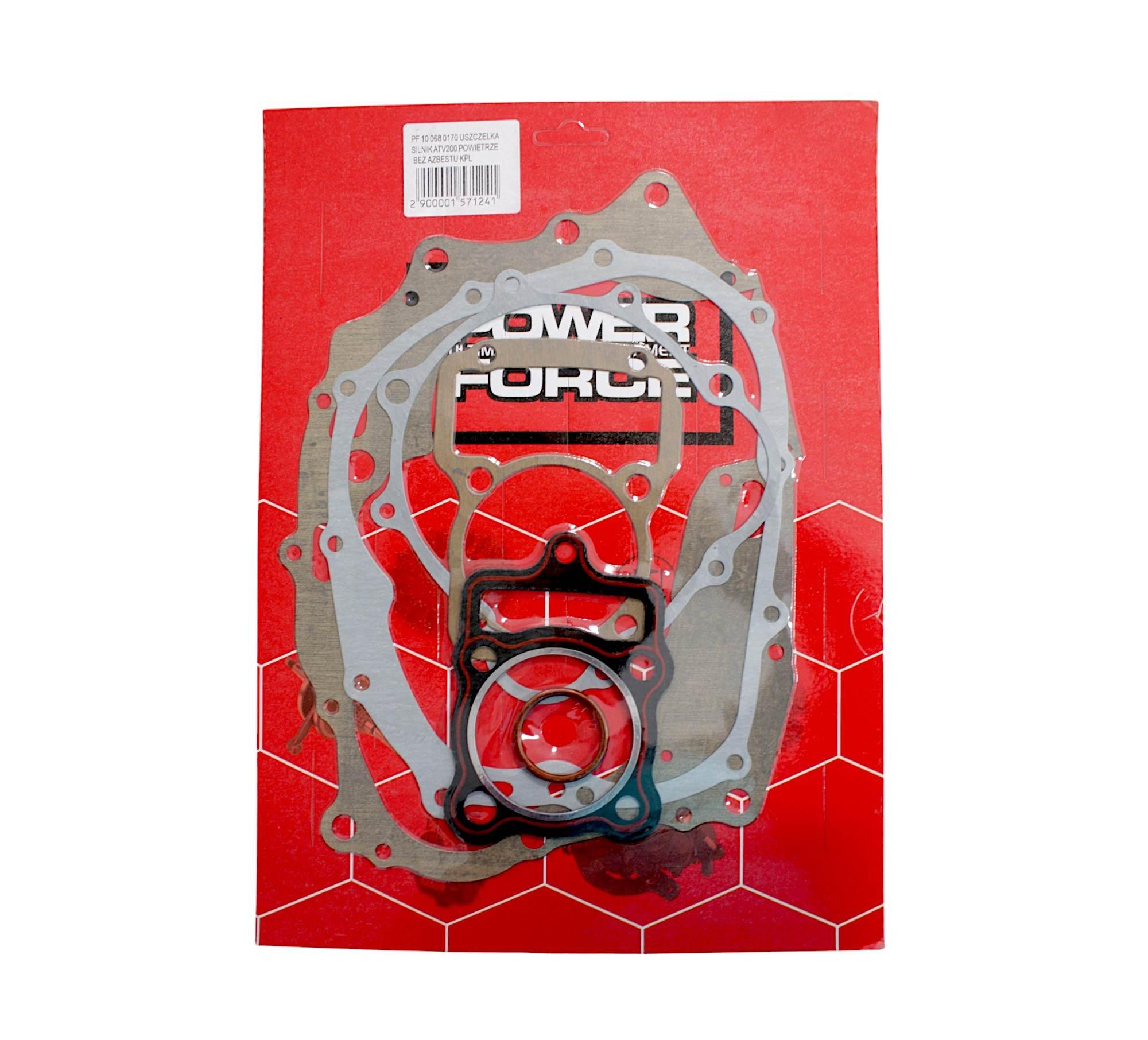Komplet uszczelek silnika power force atv 200 a/c PF 10 068 0170 - zdjęcie 2