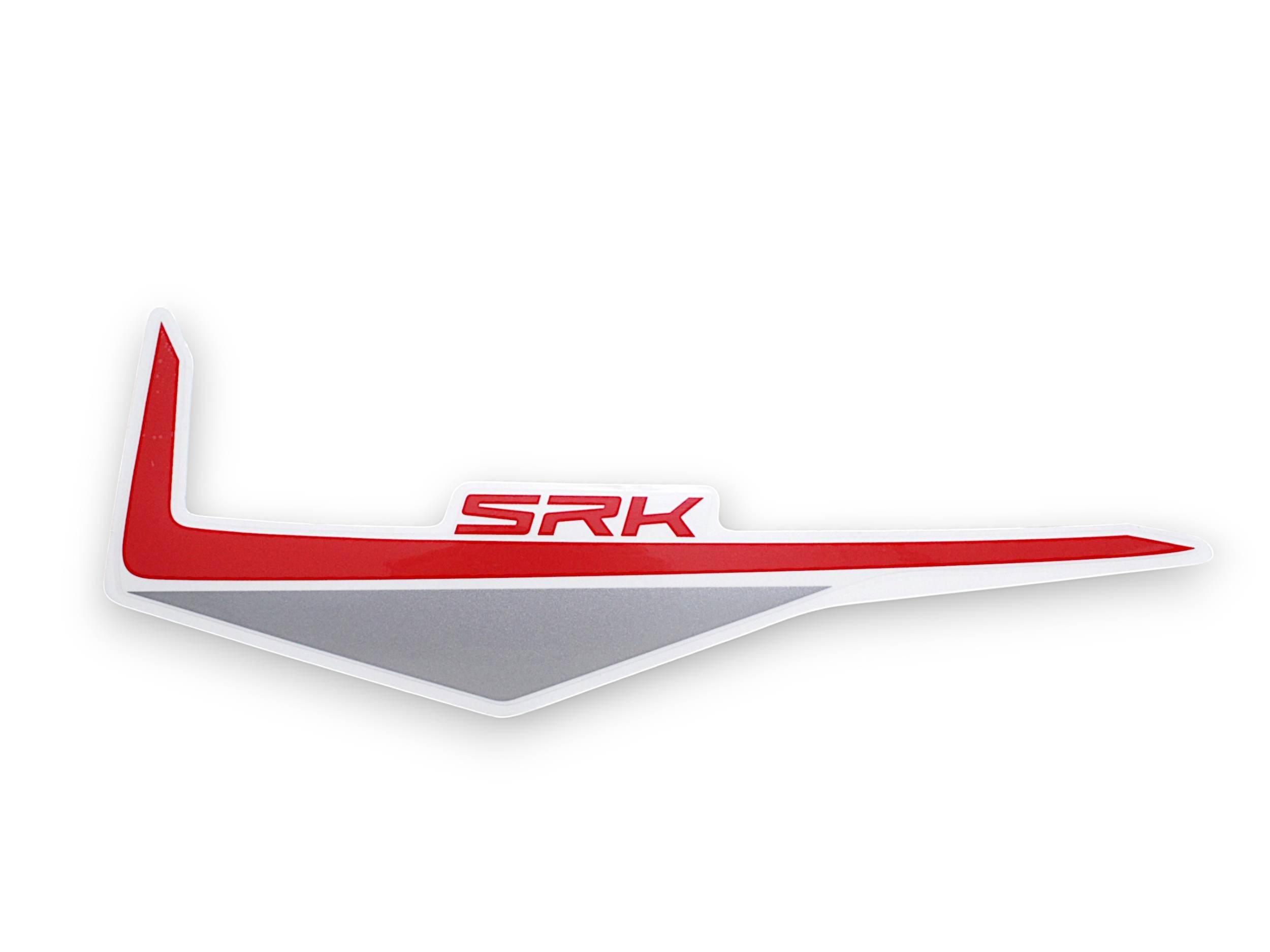 Naklejka prawej przedniej owiewki górna srk125r 05524LA1BW00-QJ