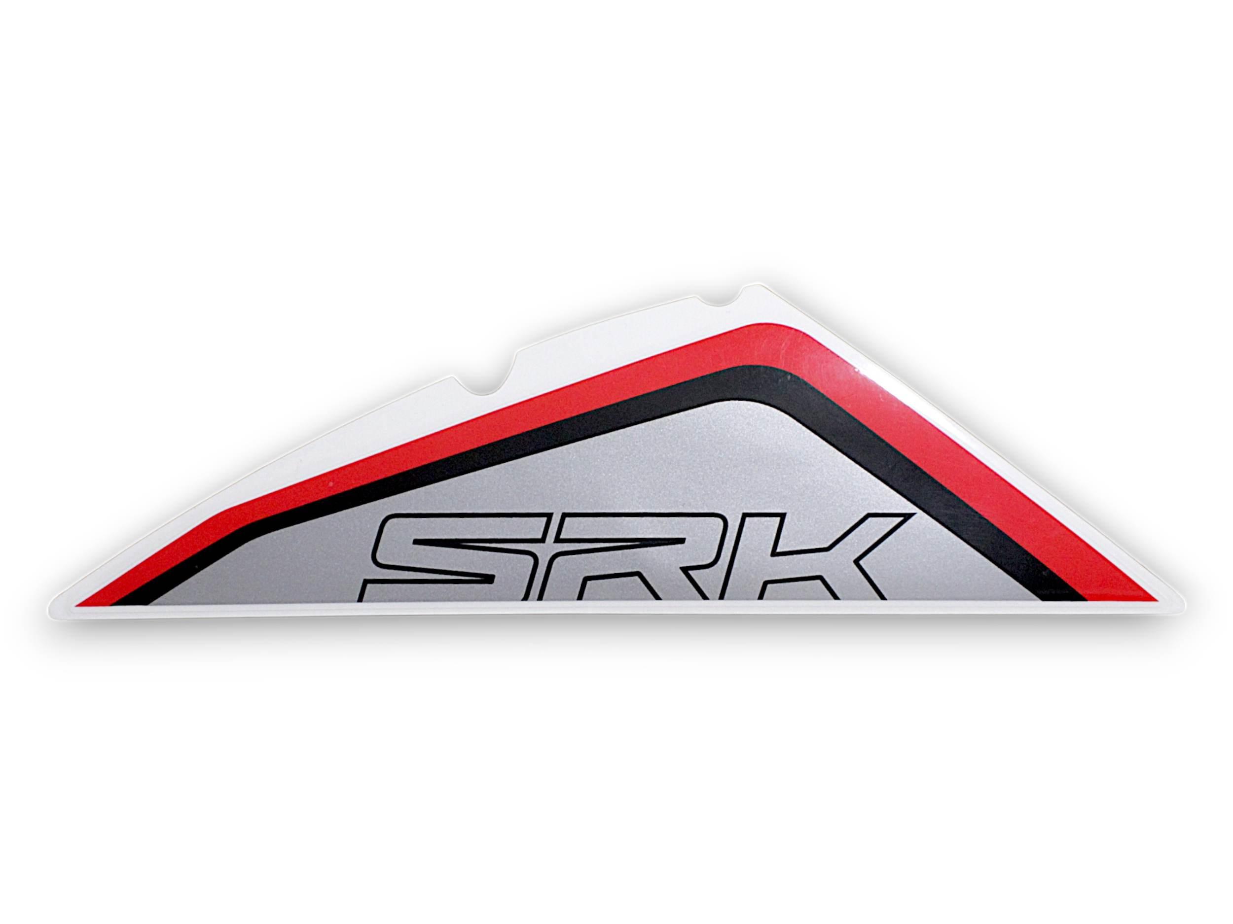 Naklejka lewej przedniej owiewki dolna srk125r 05574LA1BW00-QJ