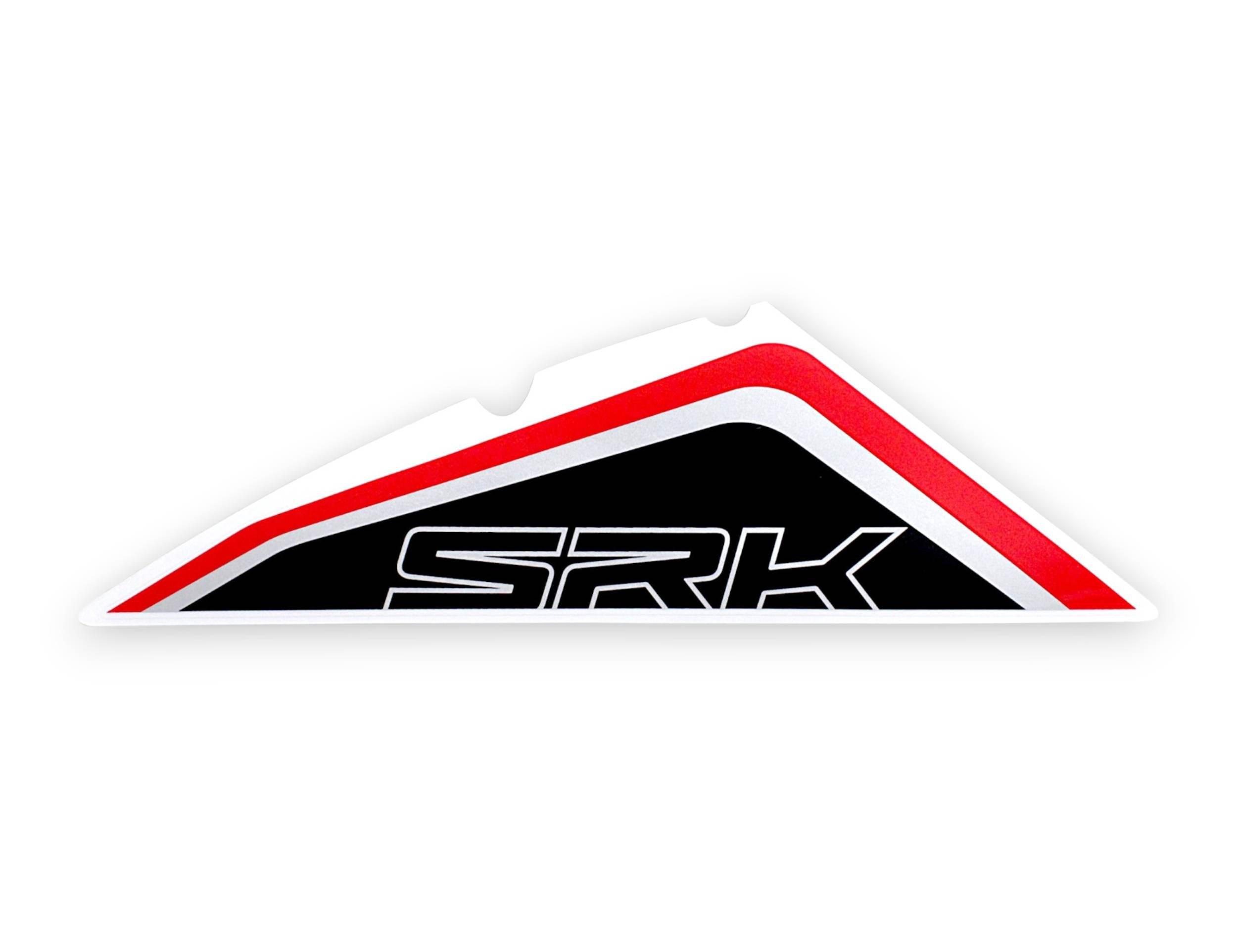 Naklejka lewej przedniej owiewki dolna srk125r 05574LA1FB00-QJ