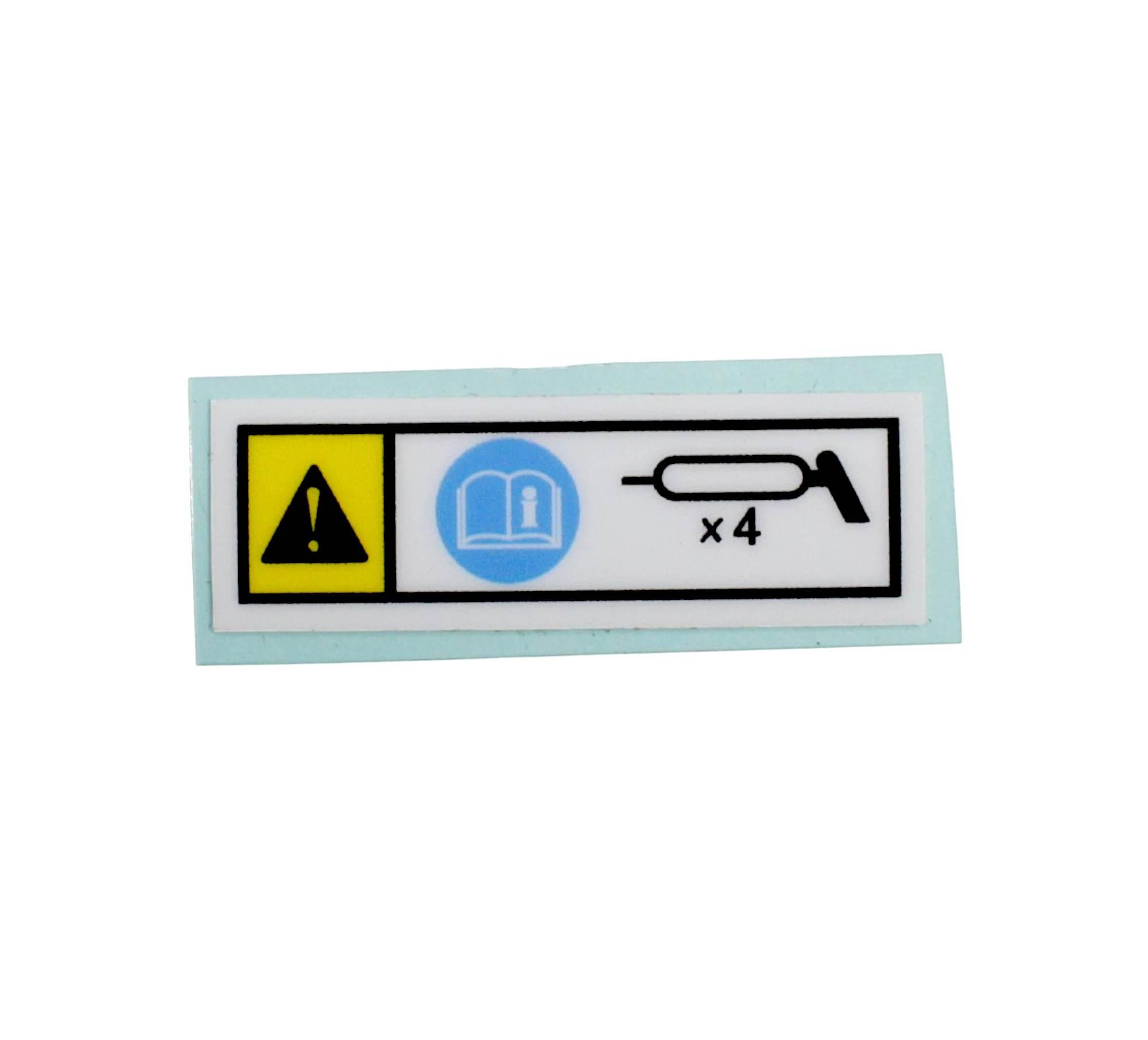Naklejka informacyjna - smarowanie sfa1000 sfa600 03120W610000-QJ