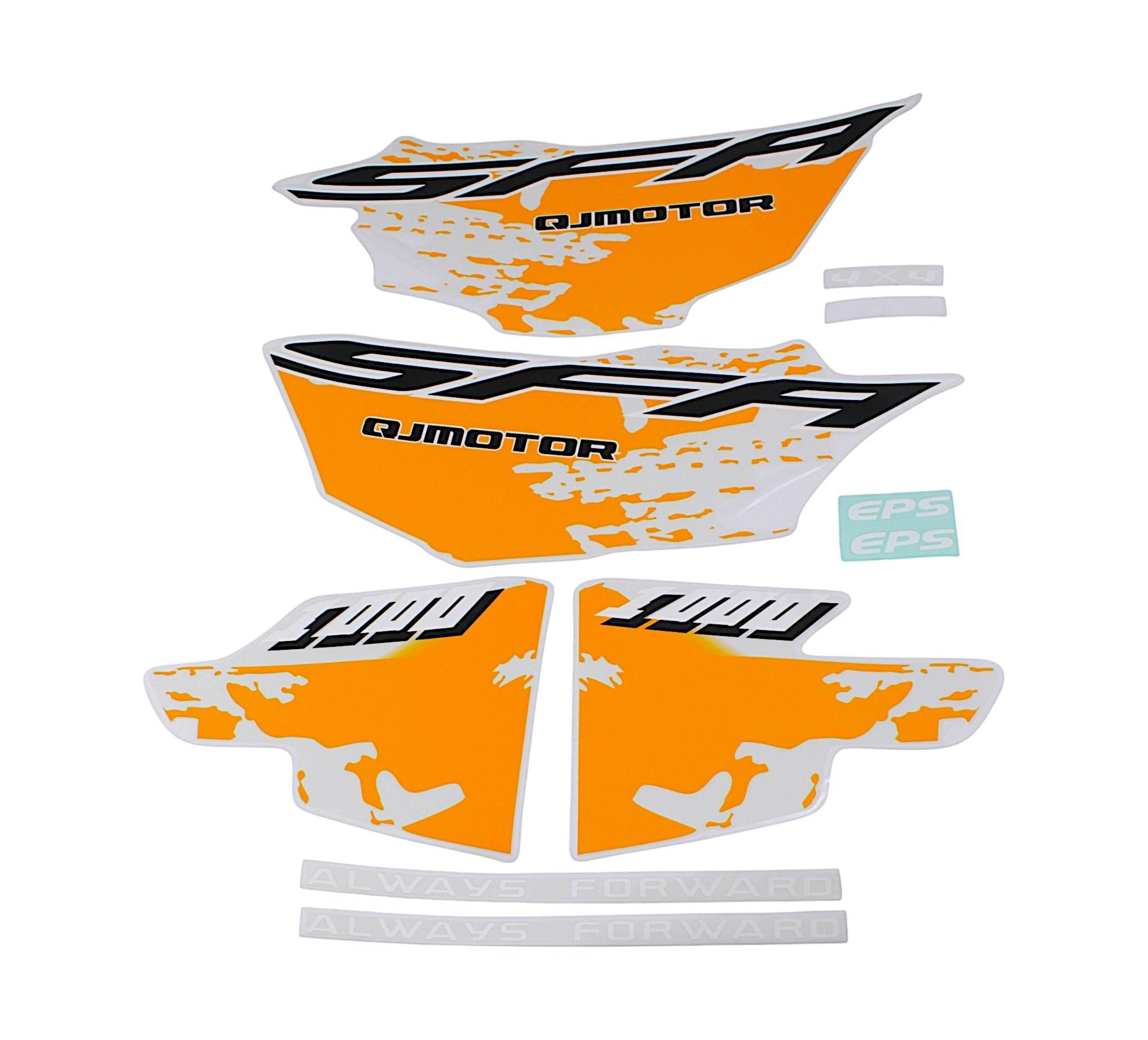 Komplet naklejek (bw-czarny/02-czarny) sfa1000 03200W61BW02-QJ