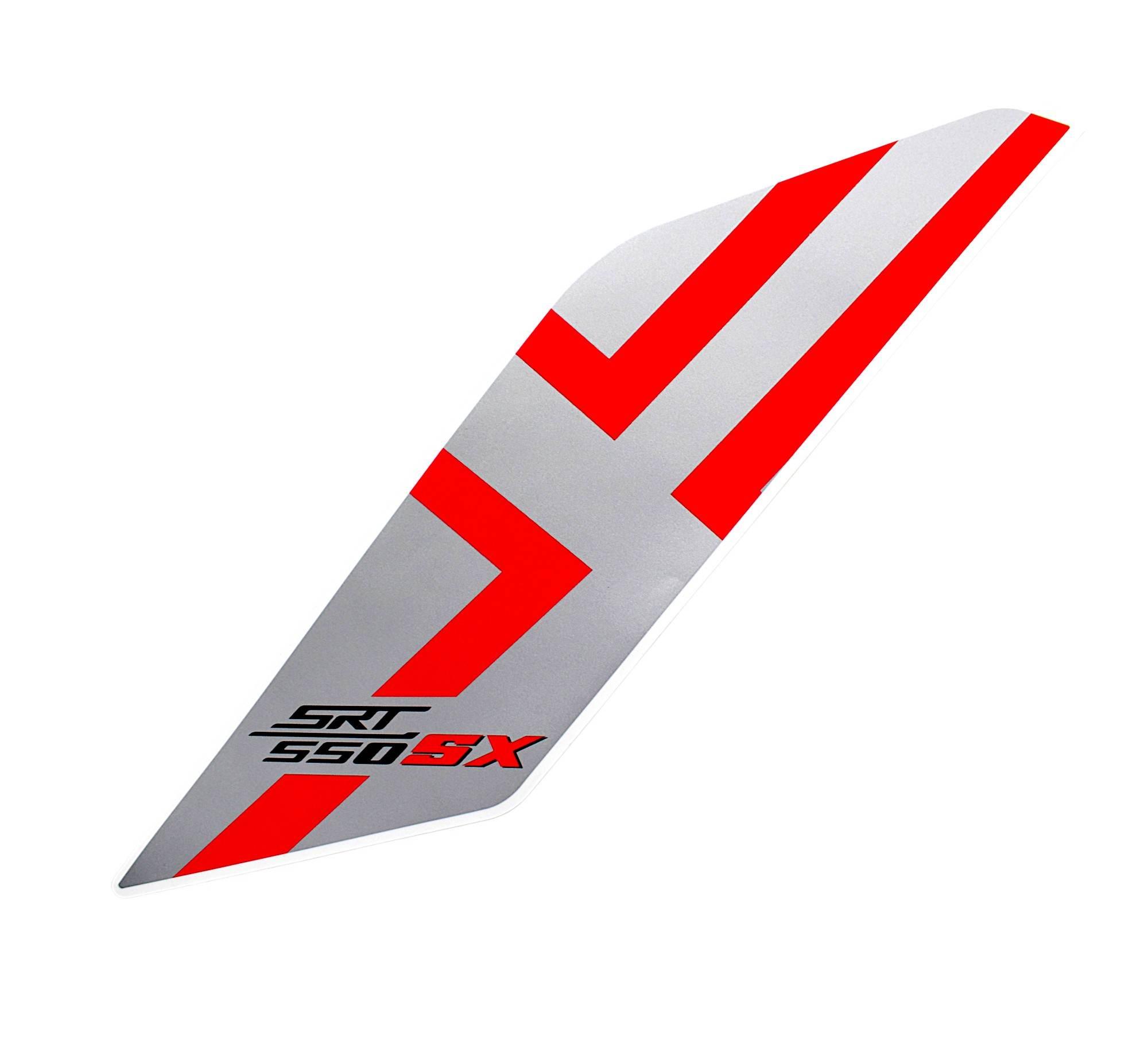 Naklejka osłony "srt550 sx" prawa s6/rg srt550sx 05515PBSCZ01-QJ